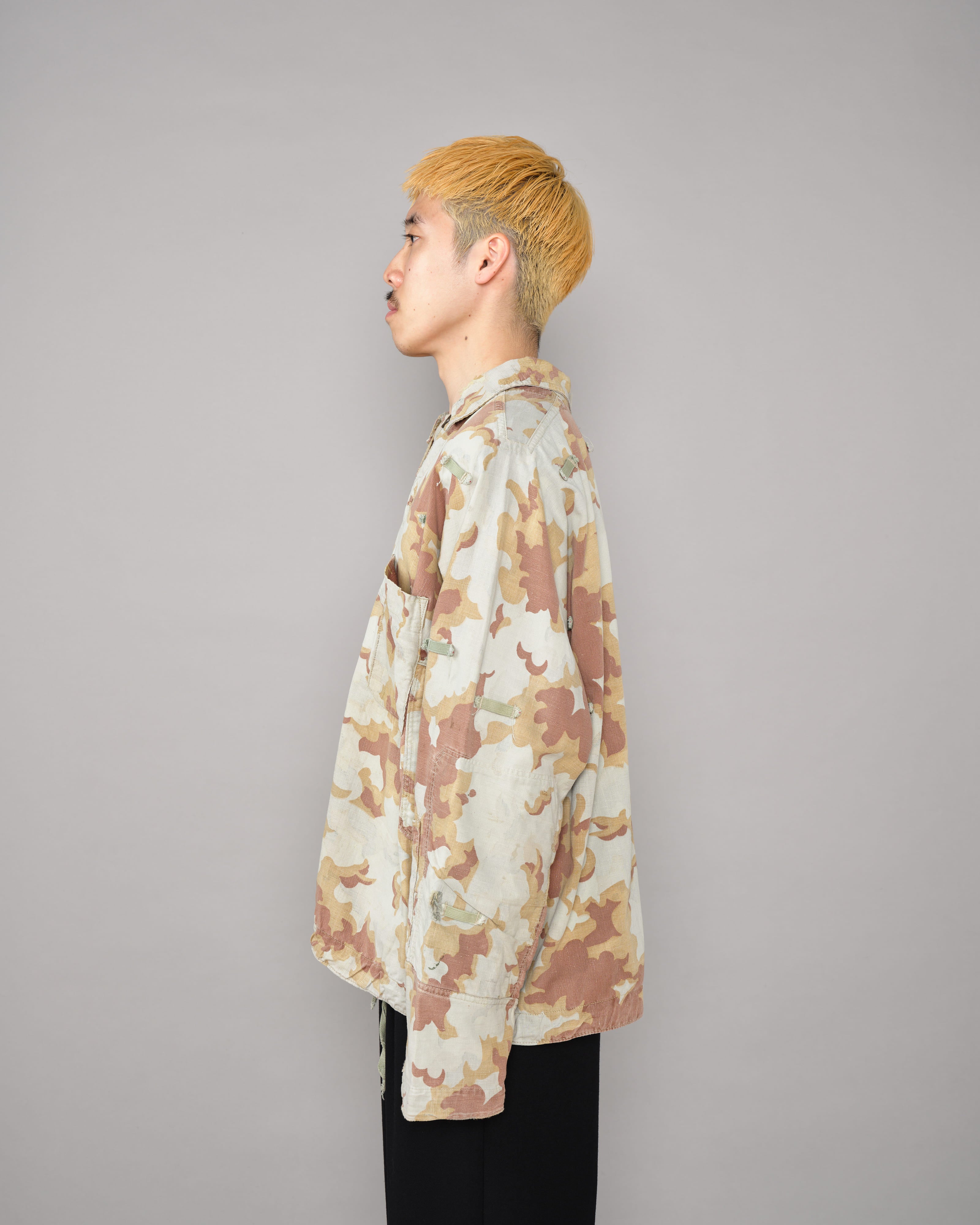 【~50's】Czechoslovakian Army Clouds Camouflage Reversible Smock "Modified"