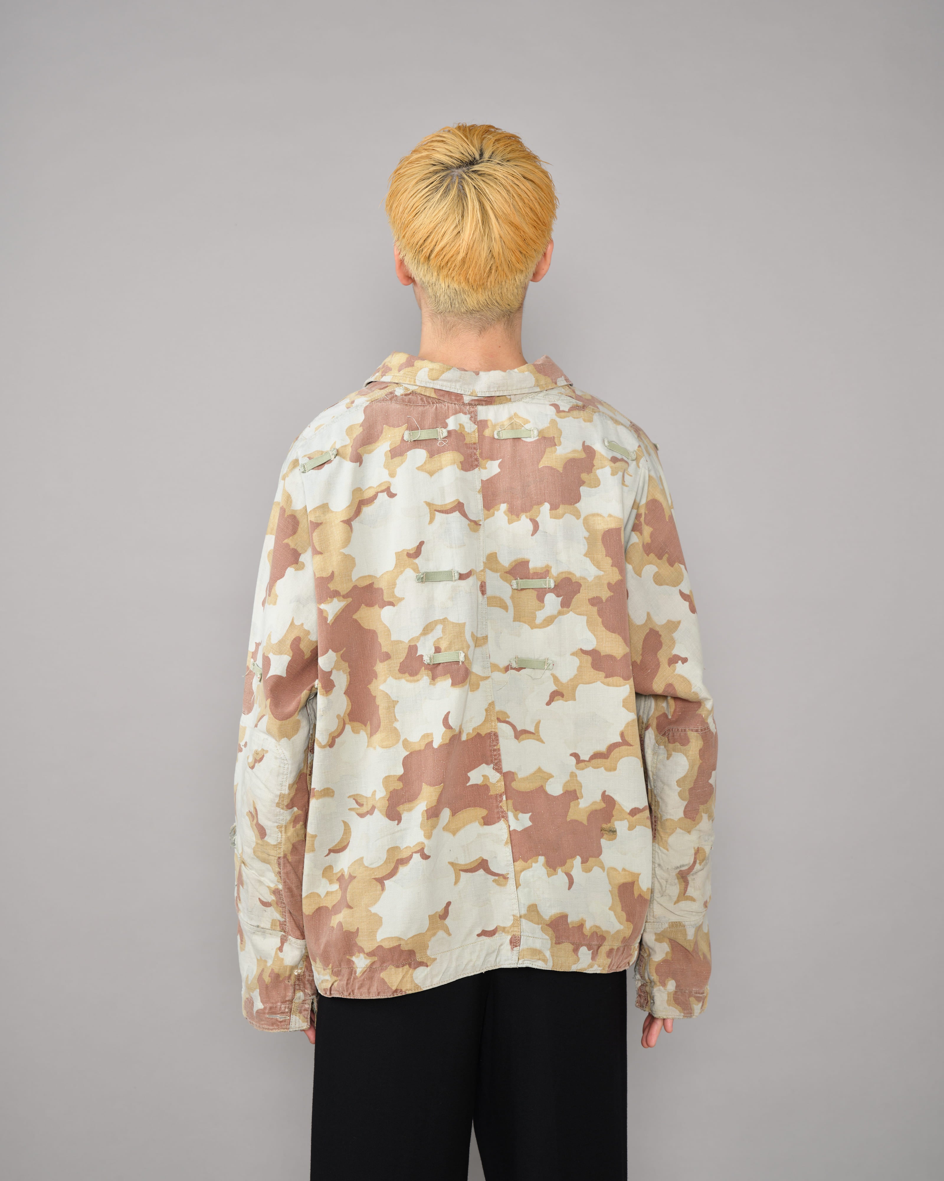 【~50's】Czechoslovakian Army Clouds Camouflage Reversible Smock "Modified"