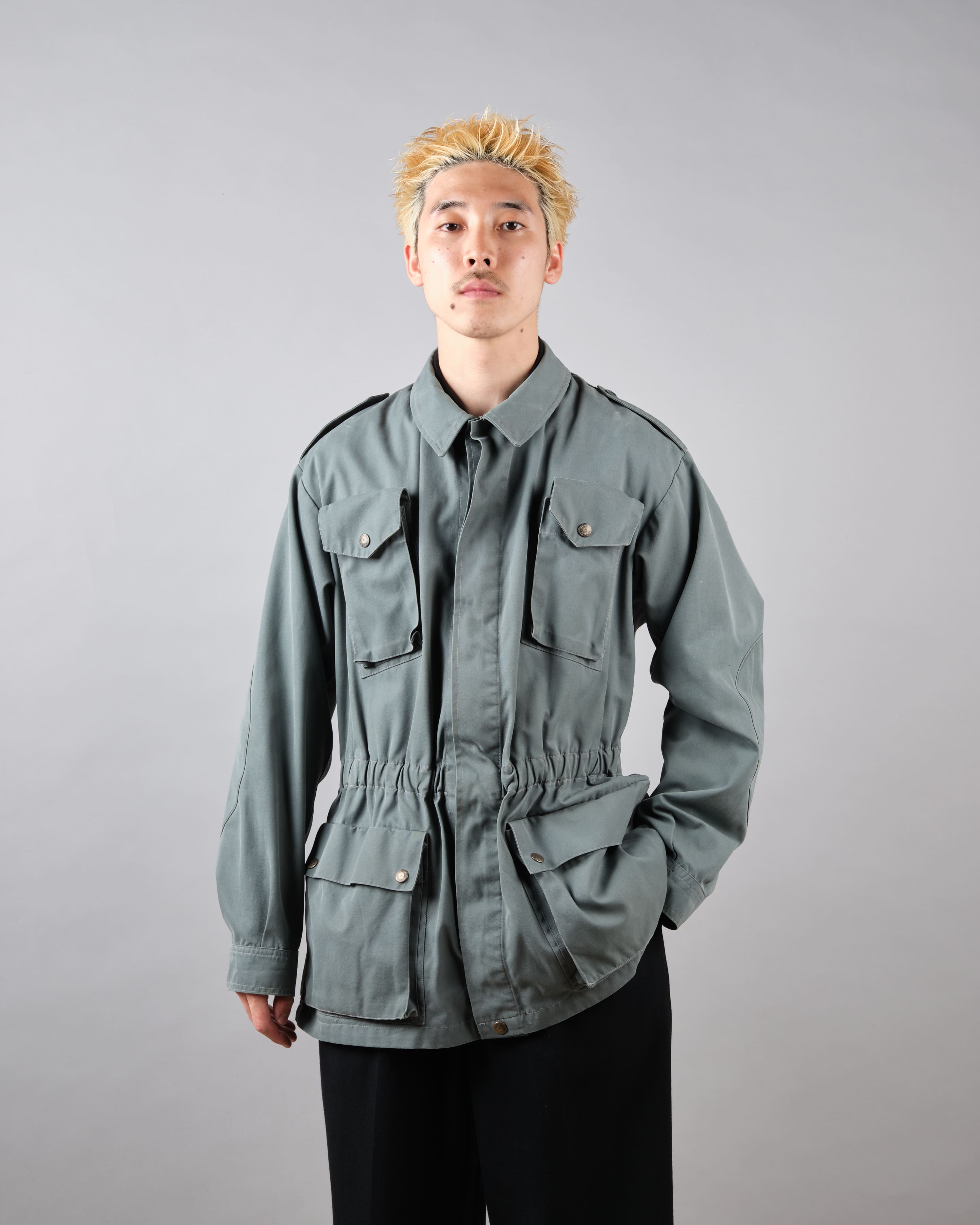 【~80's】Old Marithé François Girbaud Closed Sahariana Jacket