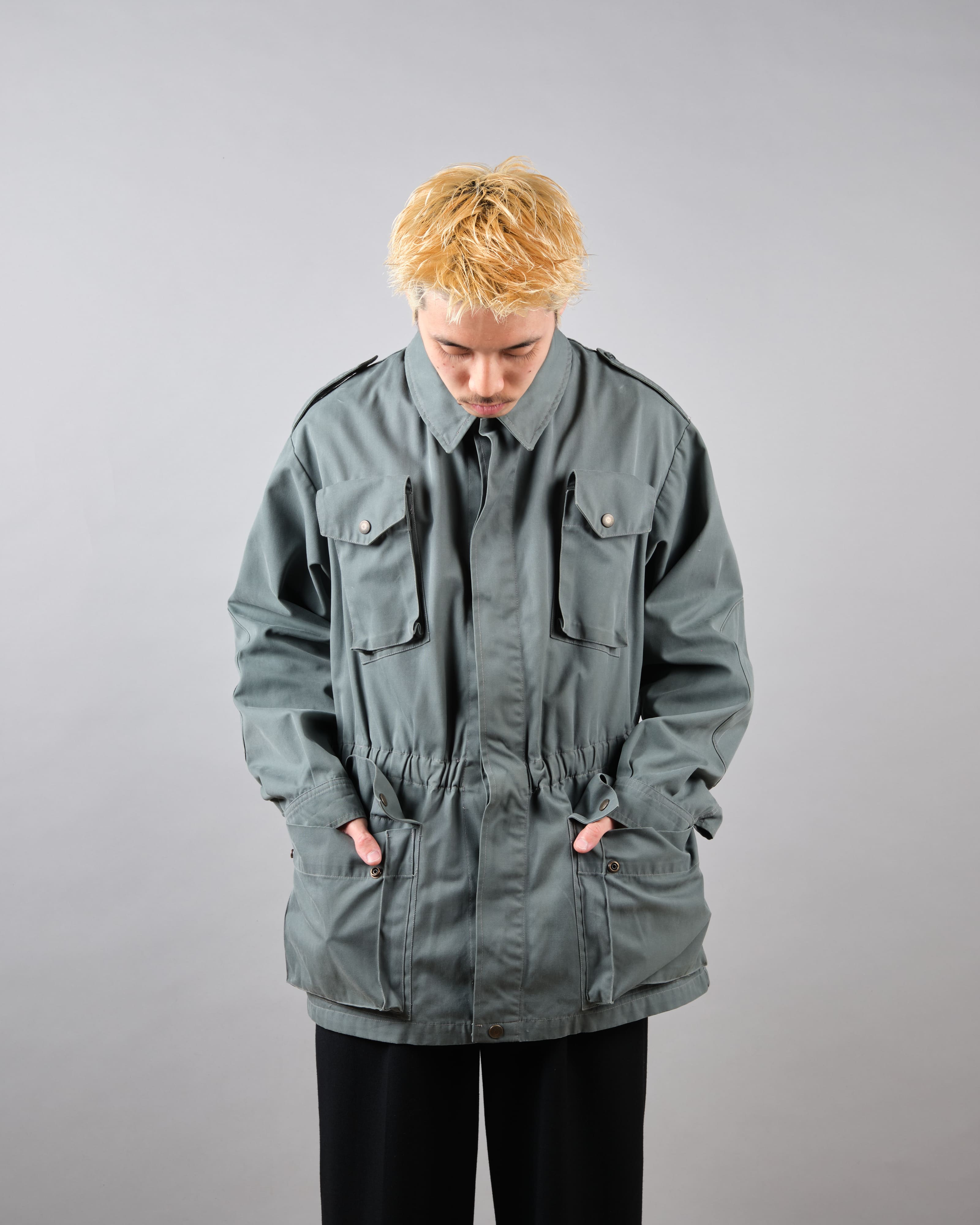 【~80's】Old Marithé François Girbaud Closed Sahariana Jacket