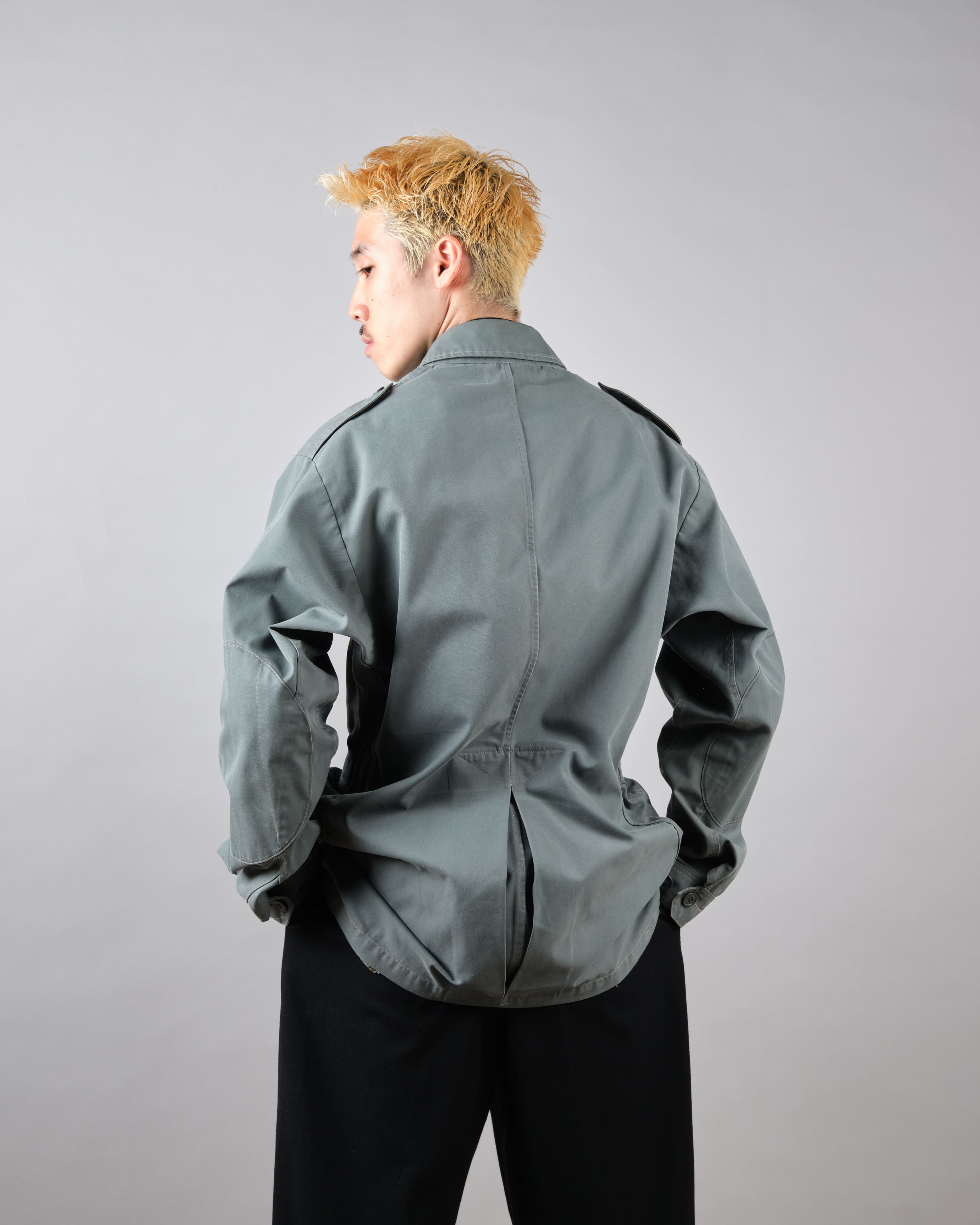 【~80's】Old Marithé François Girbaud Closed Sahariana Jacket