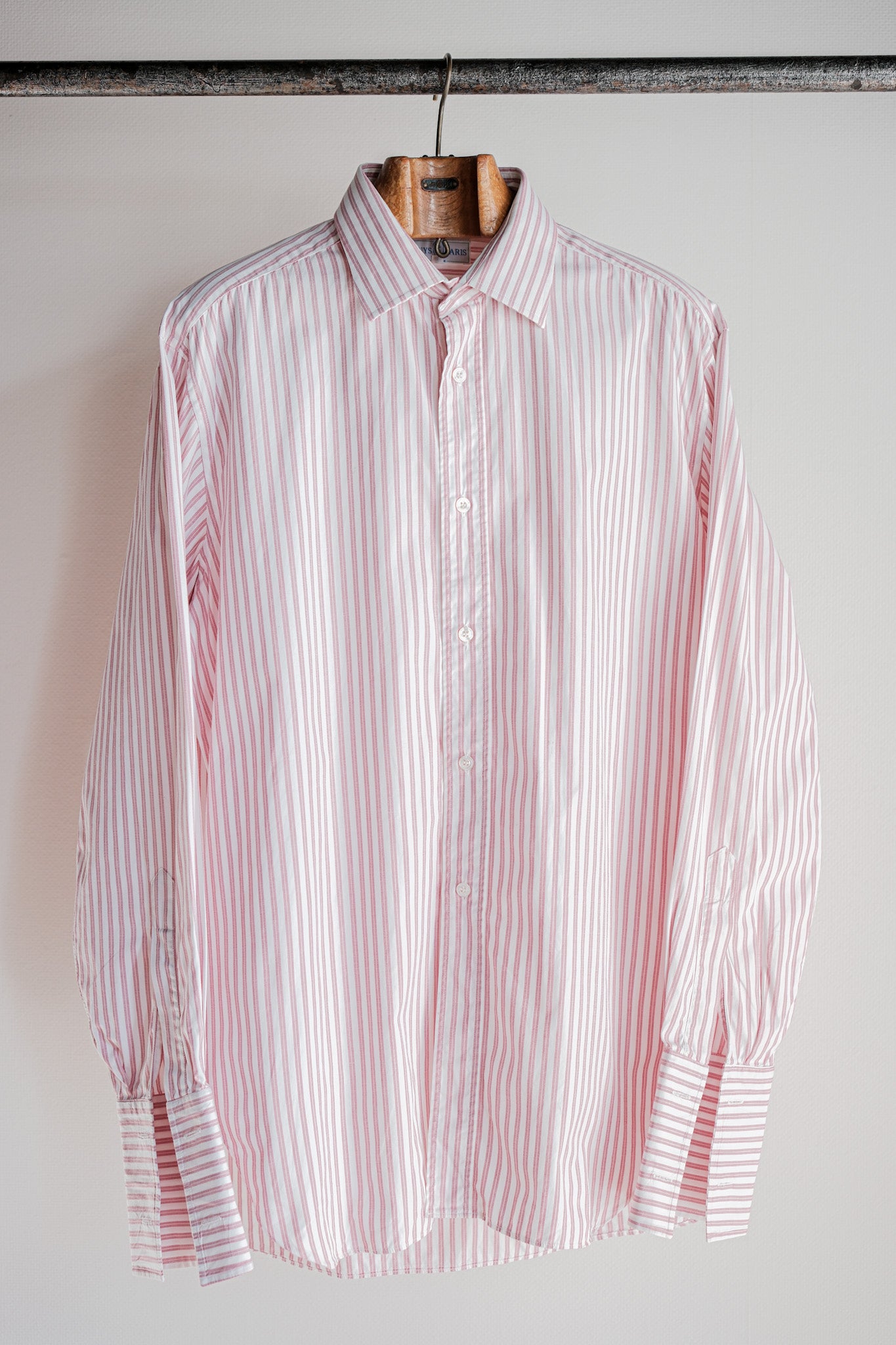 【~00's】Old ARNYS PARIS Cotton Striped Dress Shirt Size.41