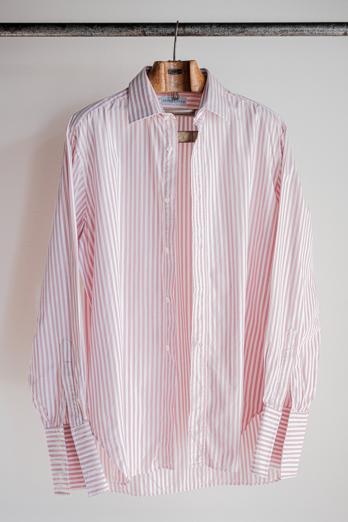 【~00's】Old ARNYS PARIS Cotton Striped Dress Shirt Size.41