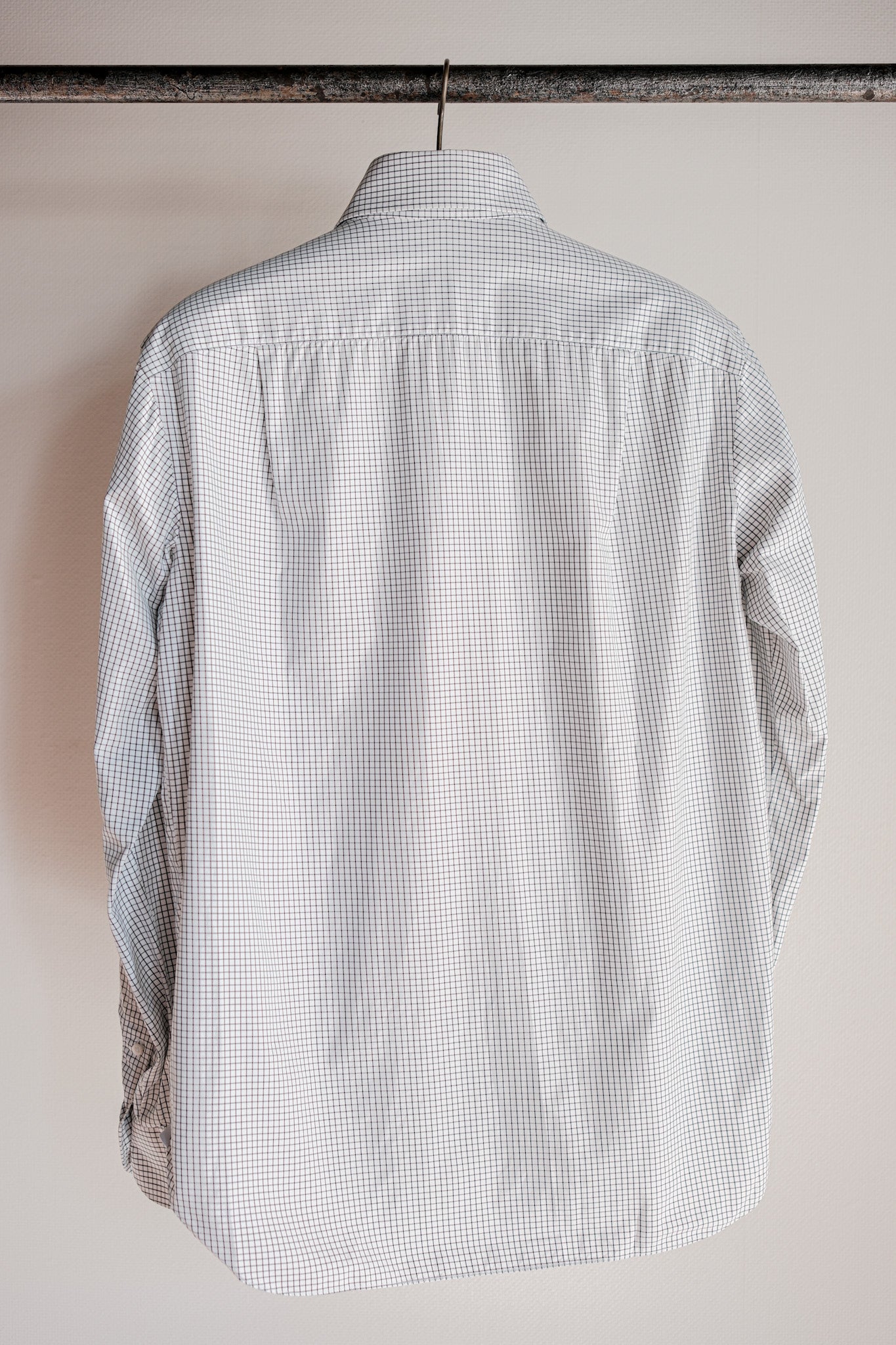 【~00's】Old ARNYS PARIS Cotton Checked Dress Shirt Size.39