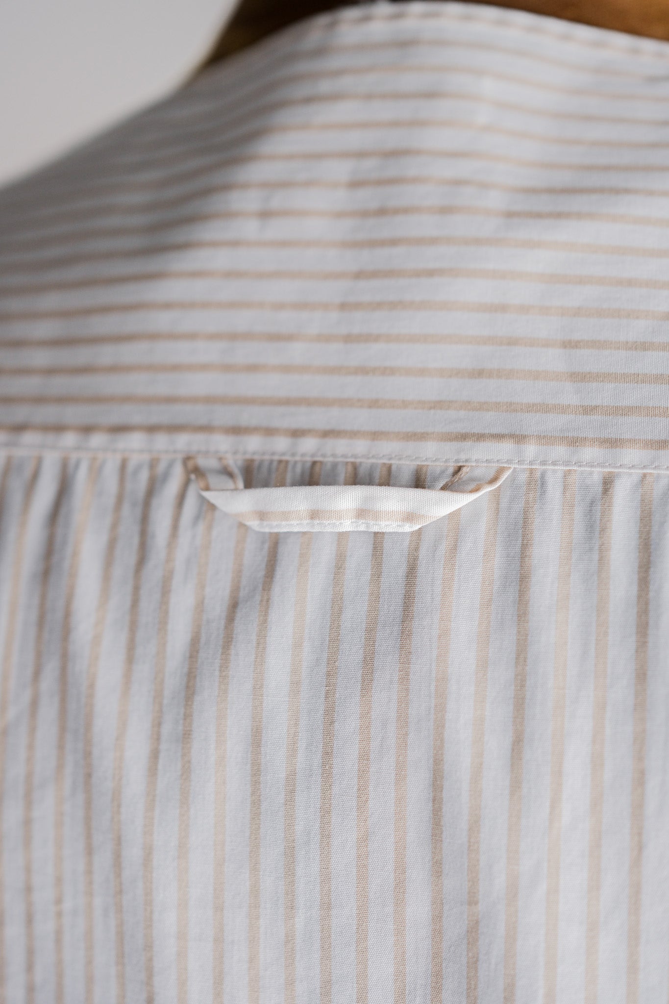 【~00's】Old Hermès Paris Boat Neck Cotton Striped Shirt Size.40 by Martin Margiela