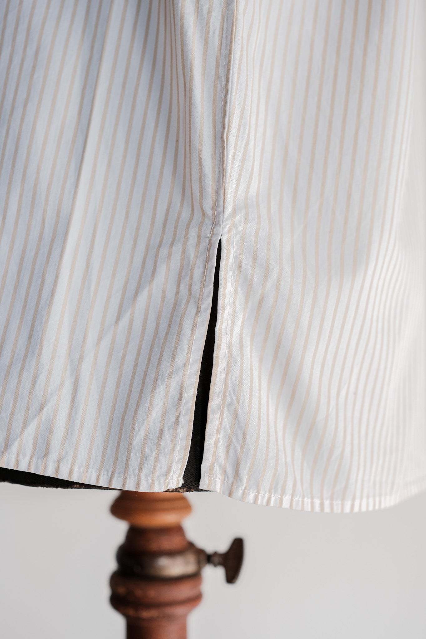 【~00's】Old Hermès Paris Boat Neck Cotton Striped Shirt Size.40 by Martin Margiela