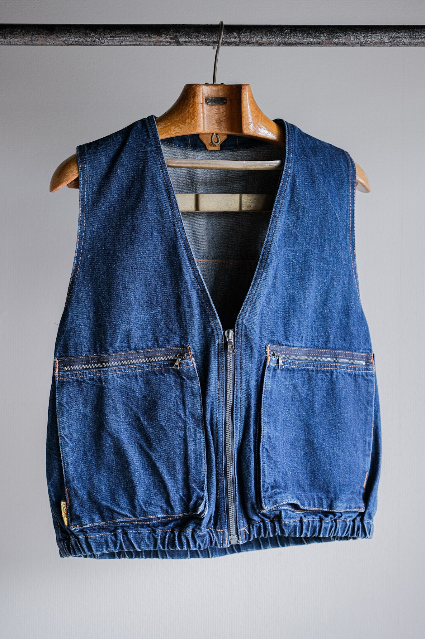 【~80's】Old EMPORIO ARMANI Denim Vest