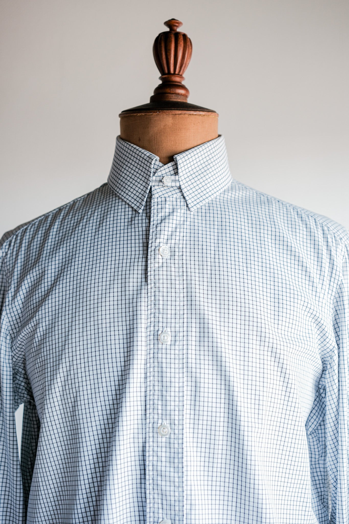 【~00's】Old ARNYS PARIS Cotton Checked Dress Shirt Size.39