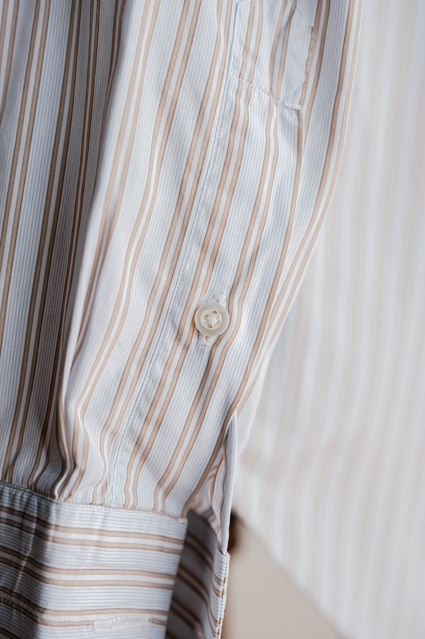 【~00's】Old ARNYS PARIS Cotton Striped Dress Shirt Size.40