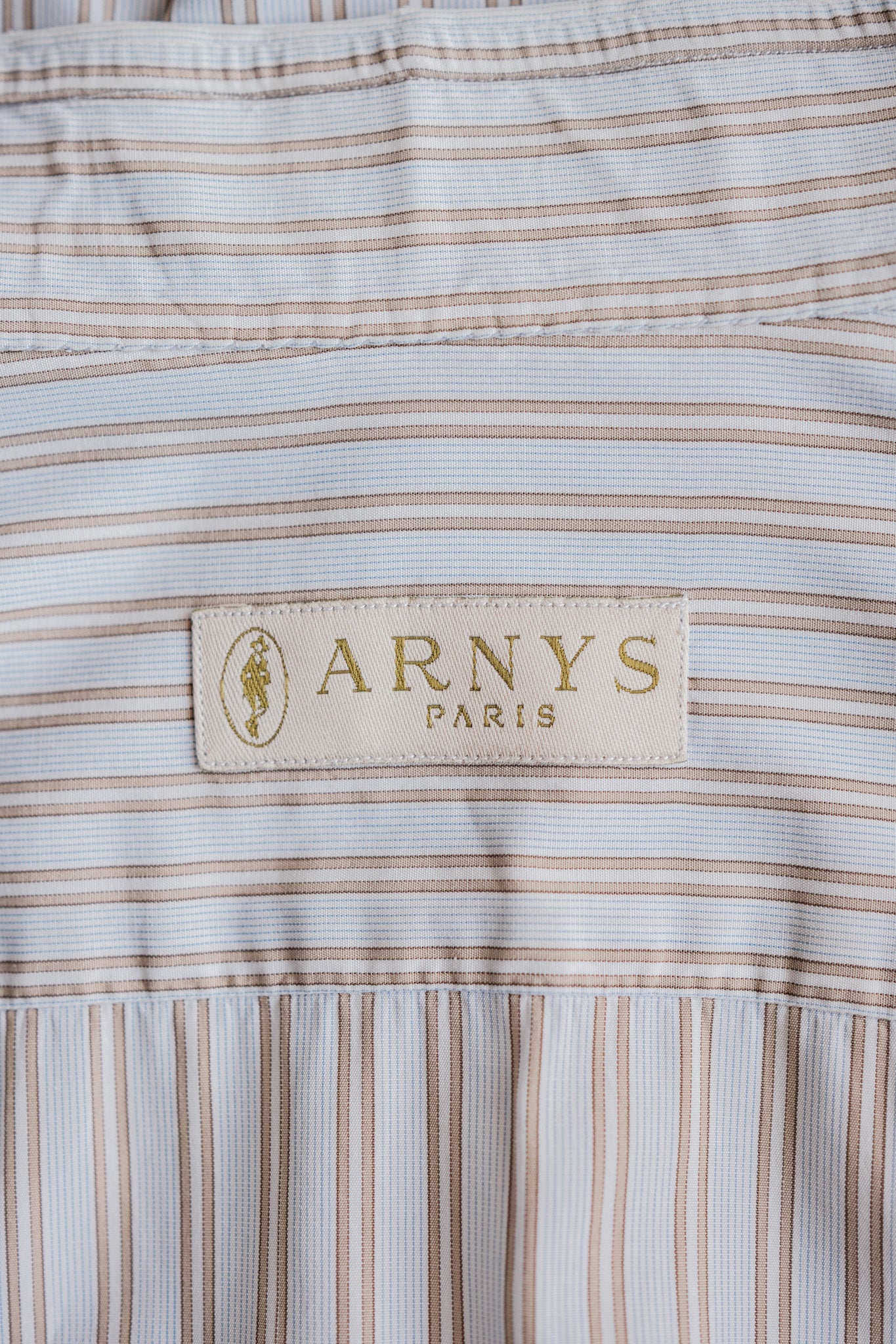 【~00's】Old ARNYS PARIS Cotton Striped Dress Shirt Size.40