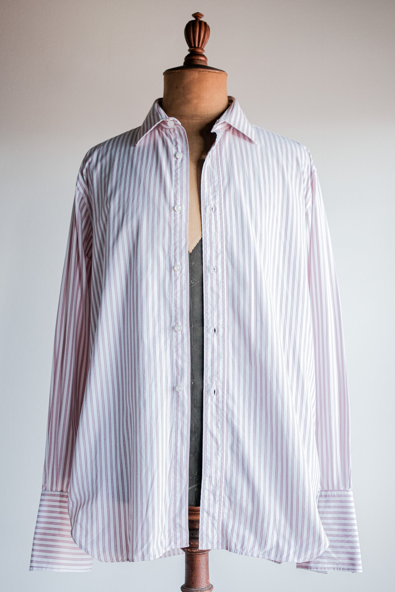 【~00's】Old ARNYS PARIS Cotton Striped Dress Shirt Size.41