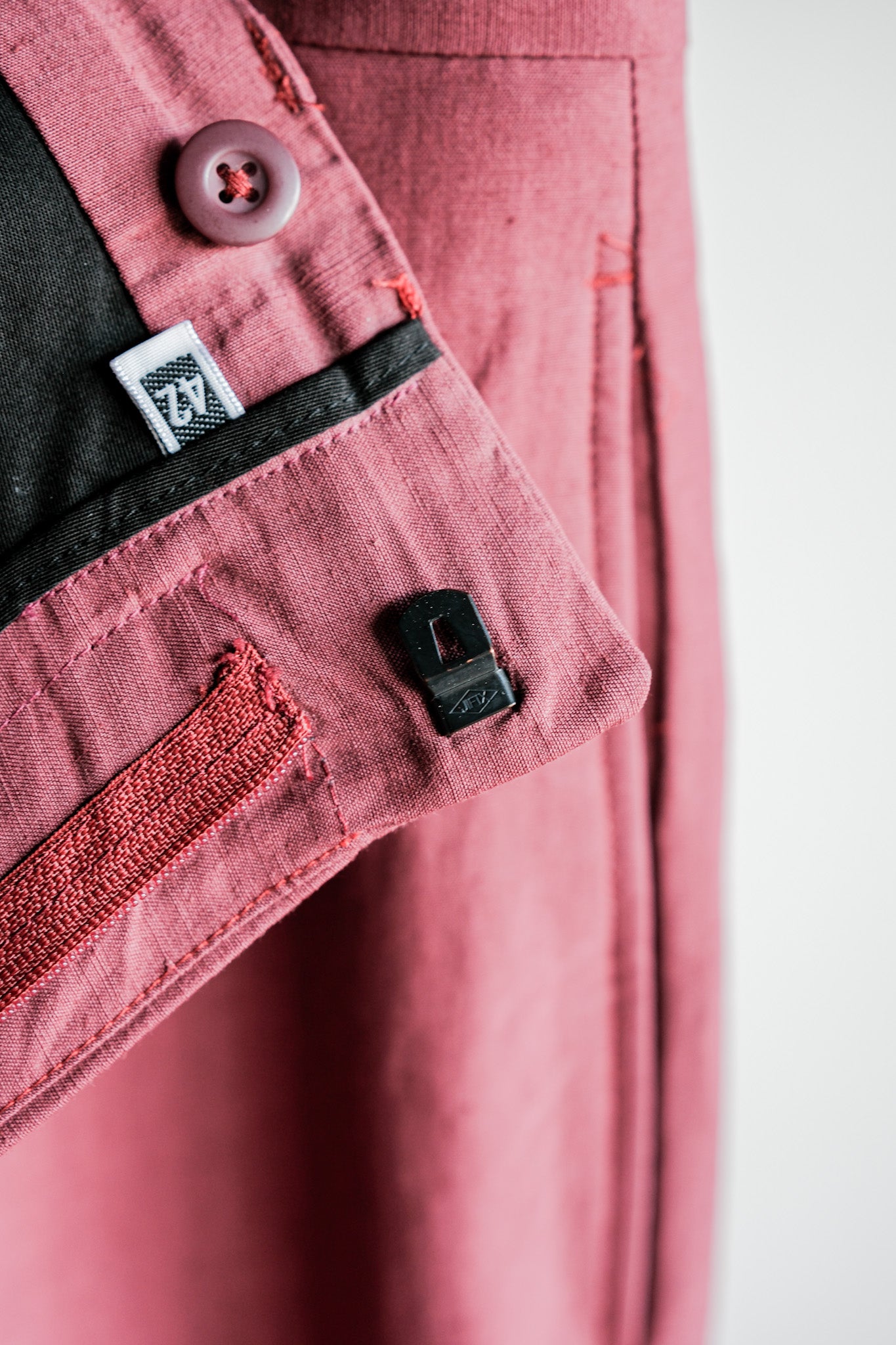 【~00's】Old ARNYS PARIS In Tuck Turn Up Linen Silk Trousers Size.42