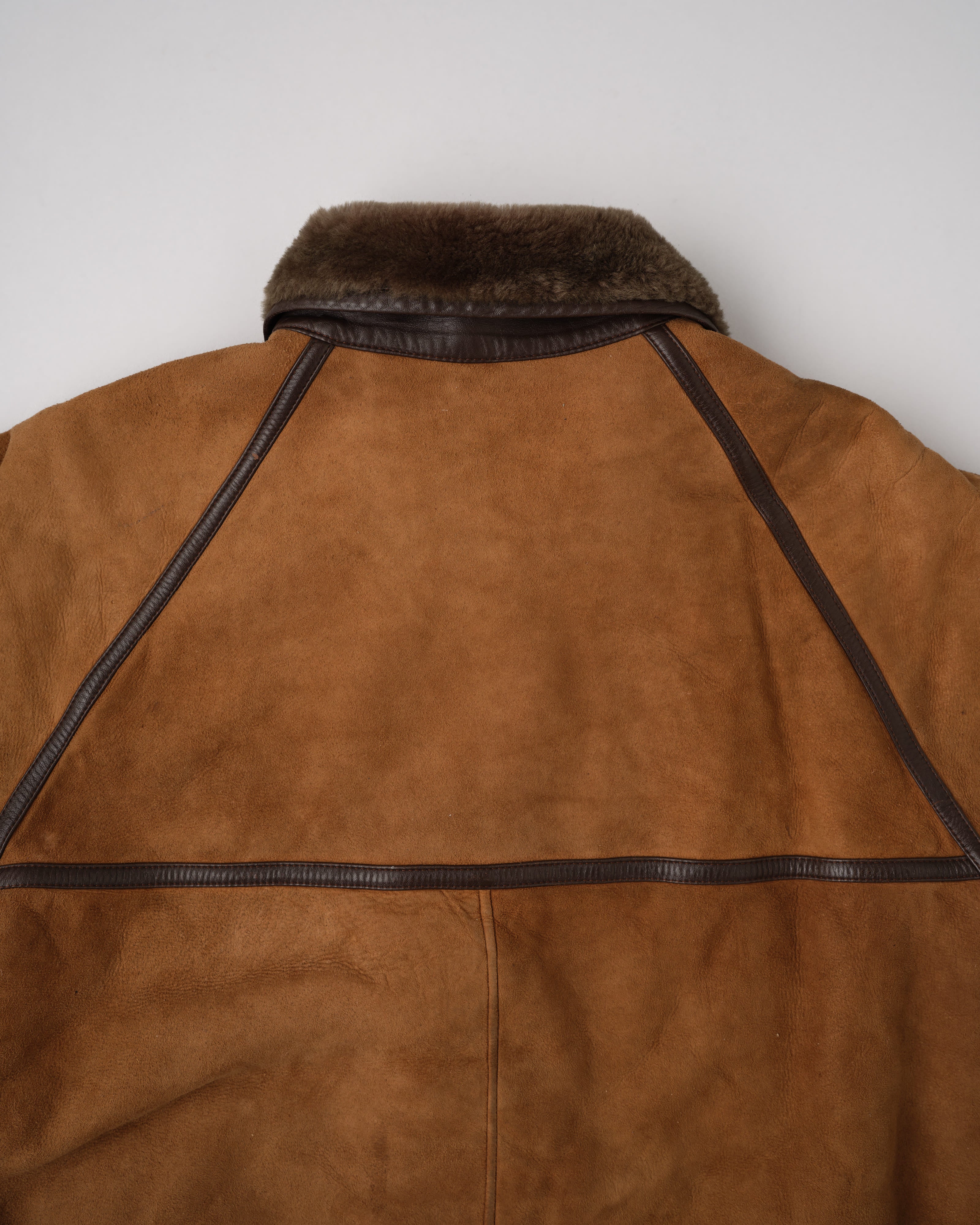 【~90's】Old Yves Saint Laurent Shearling Jacket "Fourrures"