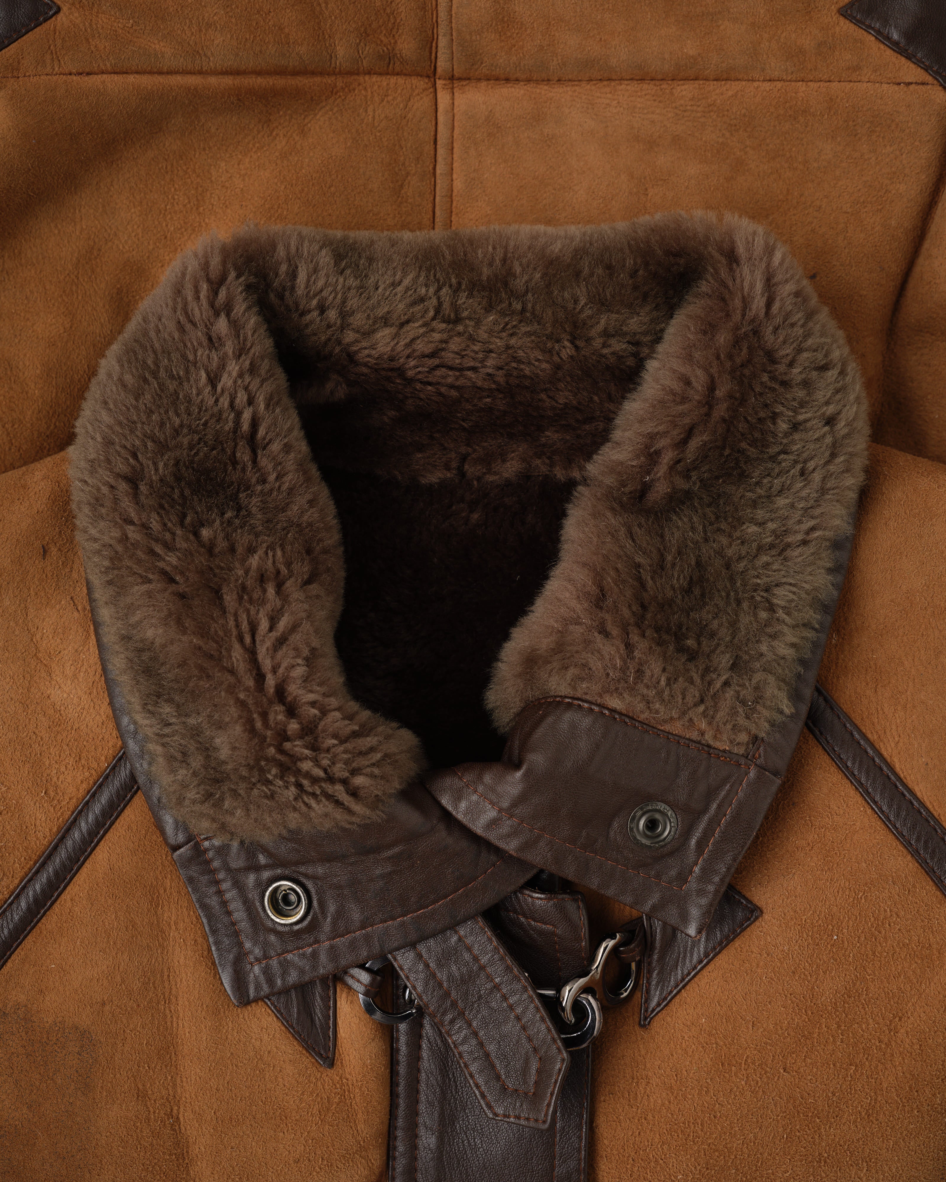 【~90's】Old Yves Saint Laurent Shearling Jacket "Fourrures"