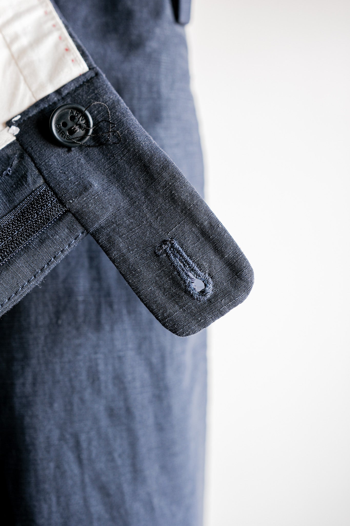 【~00's】Old ARNYS PARIS In Tuck Turn Up Linen Silk Trousers Size.44