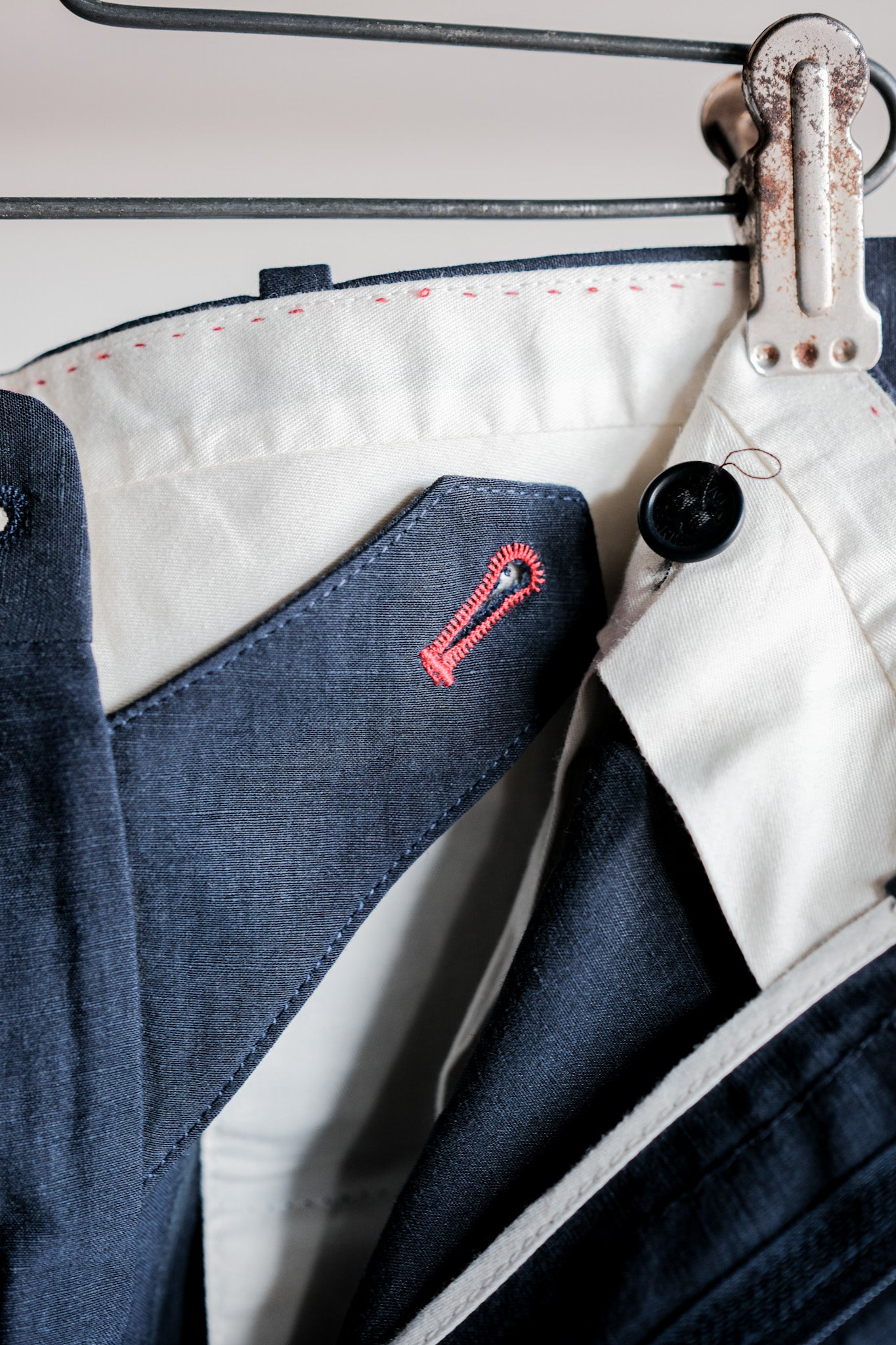 【~00's】Old ARNYS PARIS In Tuck Turn Up Linen Silk Trousers Size.44