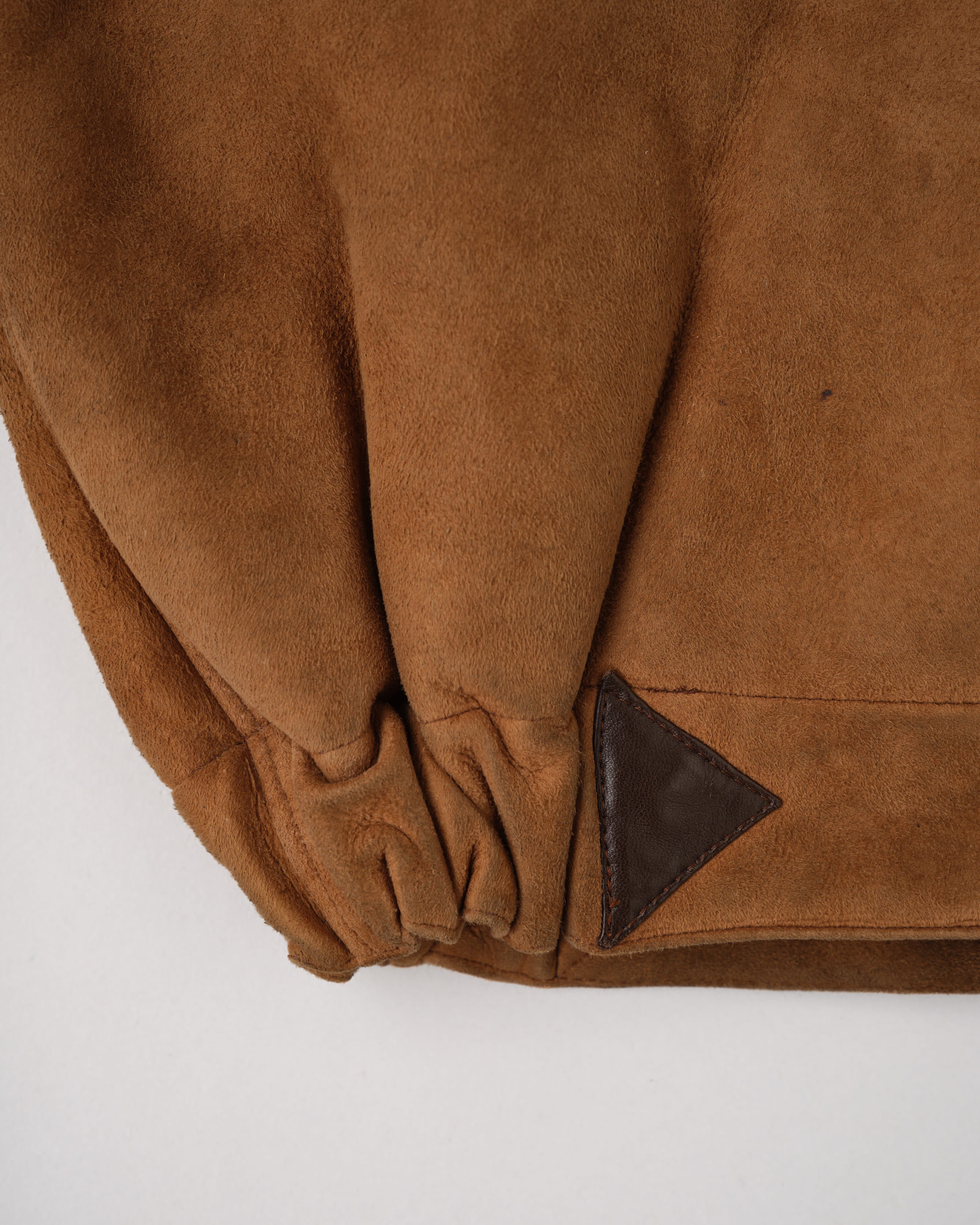 【~90's】Old Yves Saint Laurent Shearling Jacket "Fourrures"