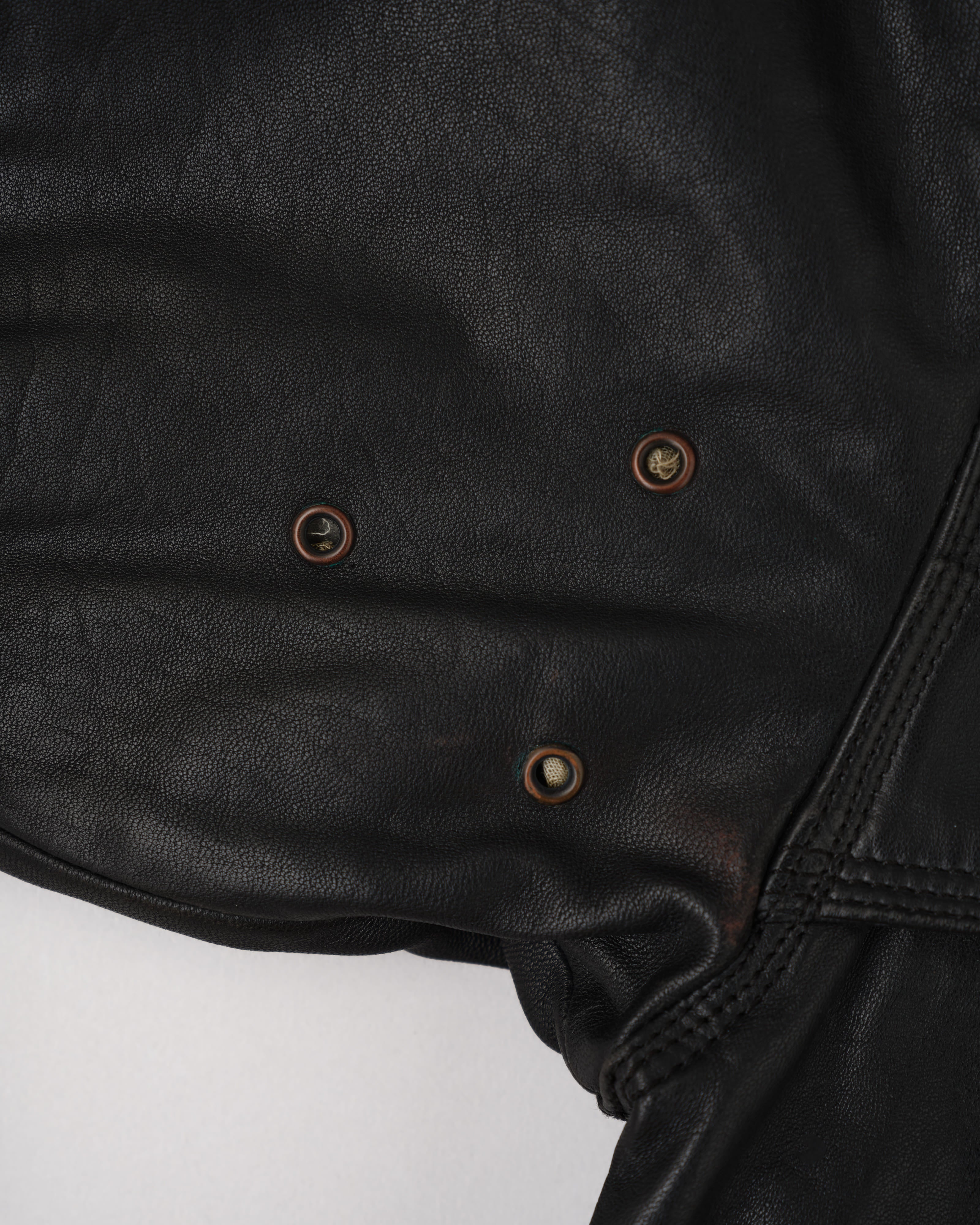 【~70’s】Old GUCCI Black Leather Blouson Size.50