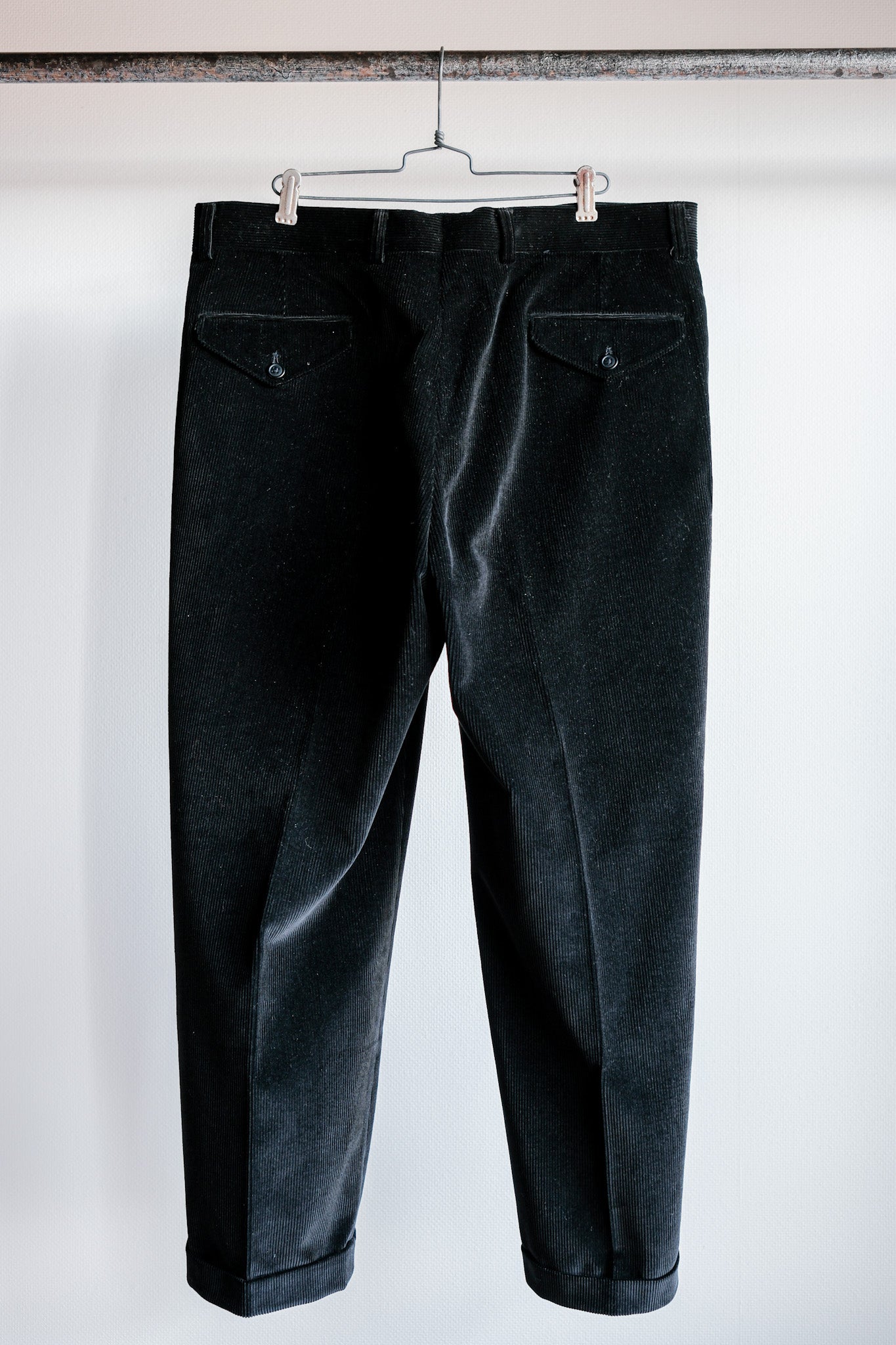【~00's】Old ARNYS PARIS In Tuck Turn Up Corduroy Trousers Size.46