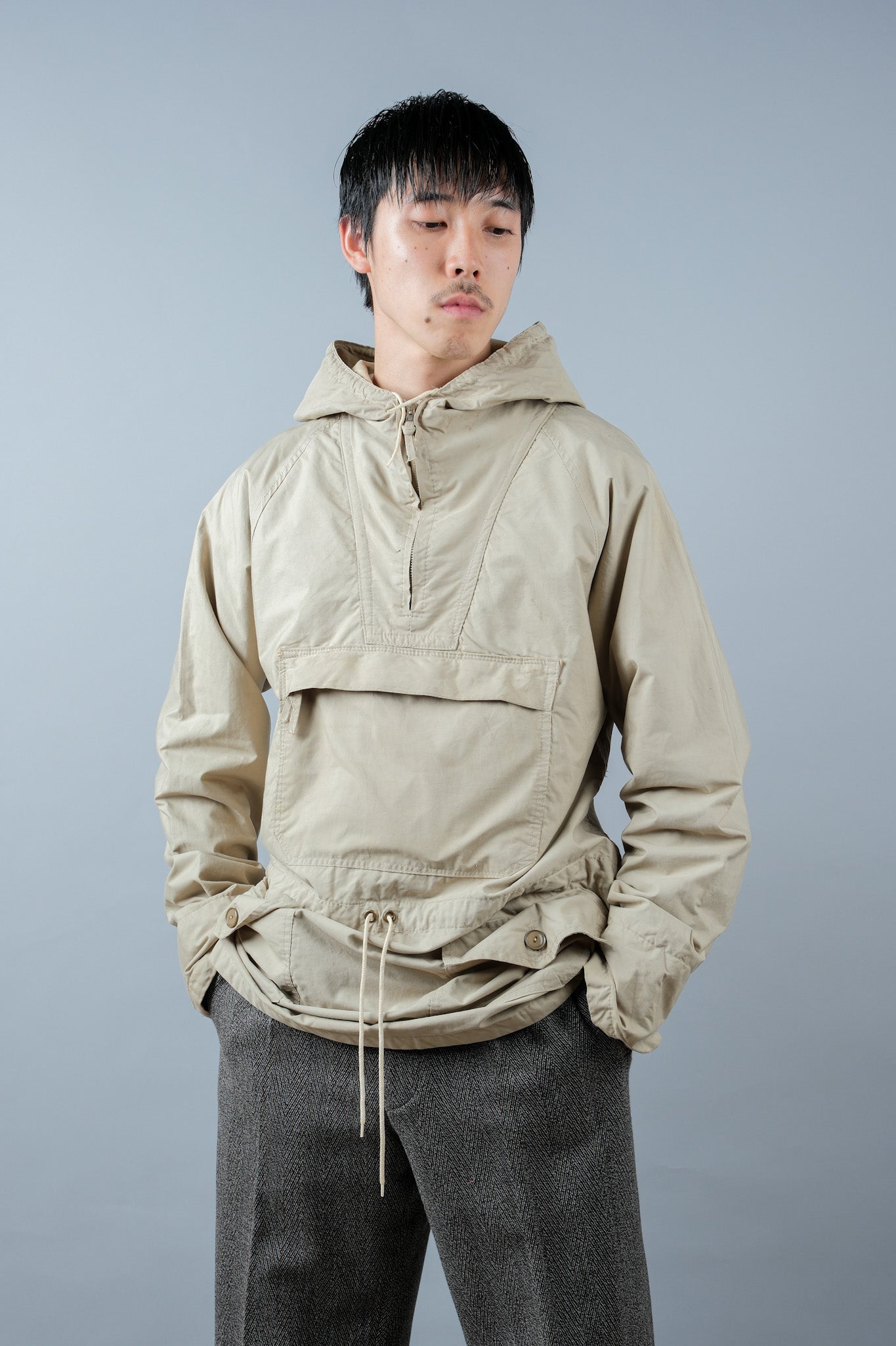 【~60's】British Vintage Ventile Smock Size.MEDIUM "Blacks Of Greenock"