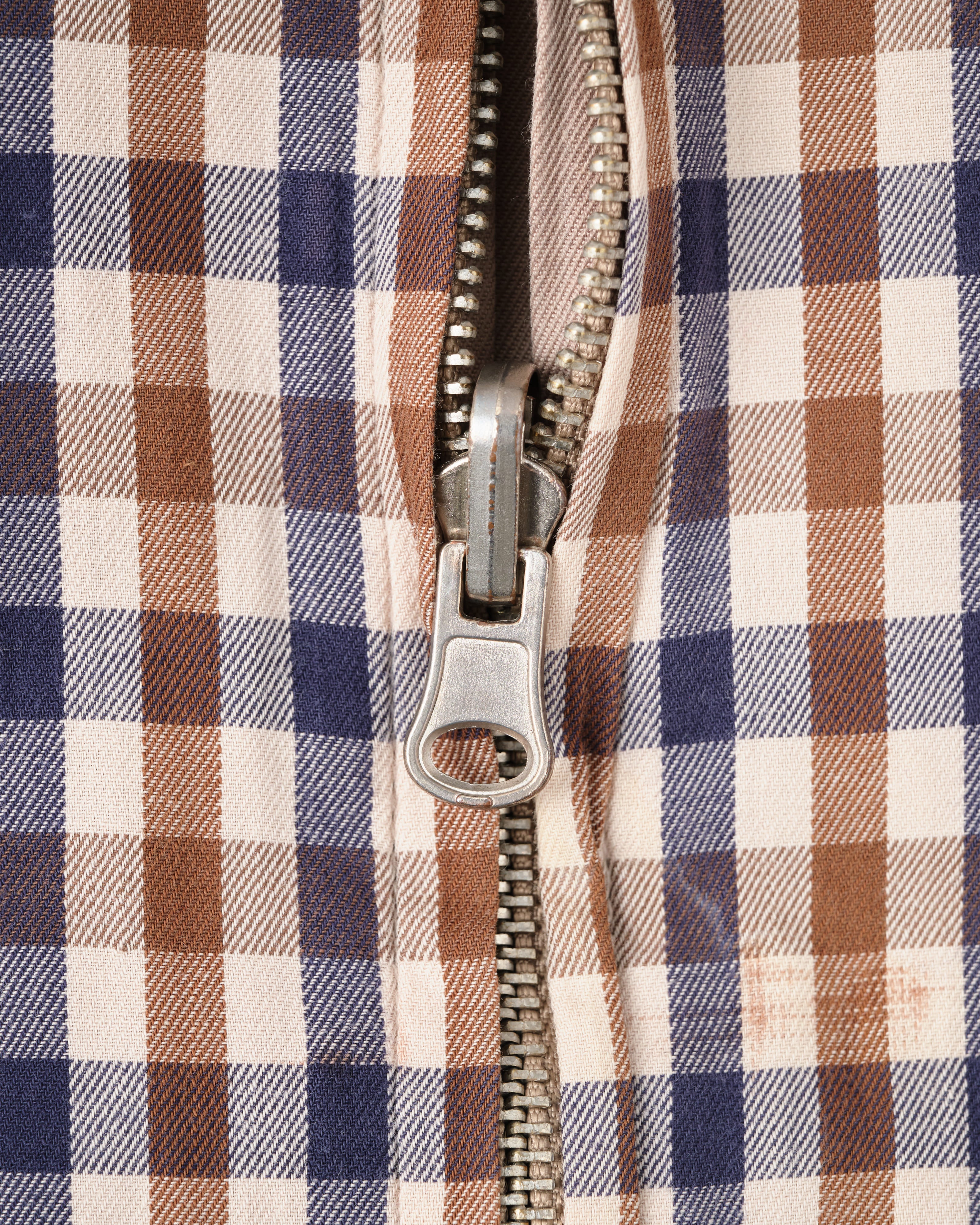 【~00's】Old Aquascutum Club Check Reversible Harrington Jacket Size.M