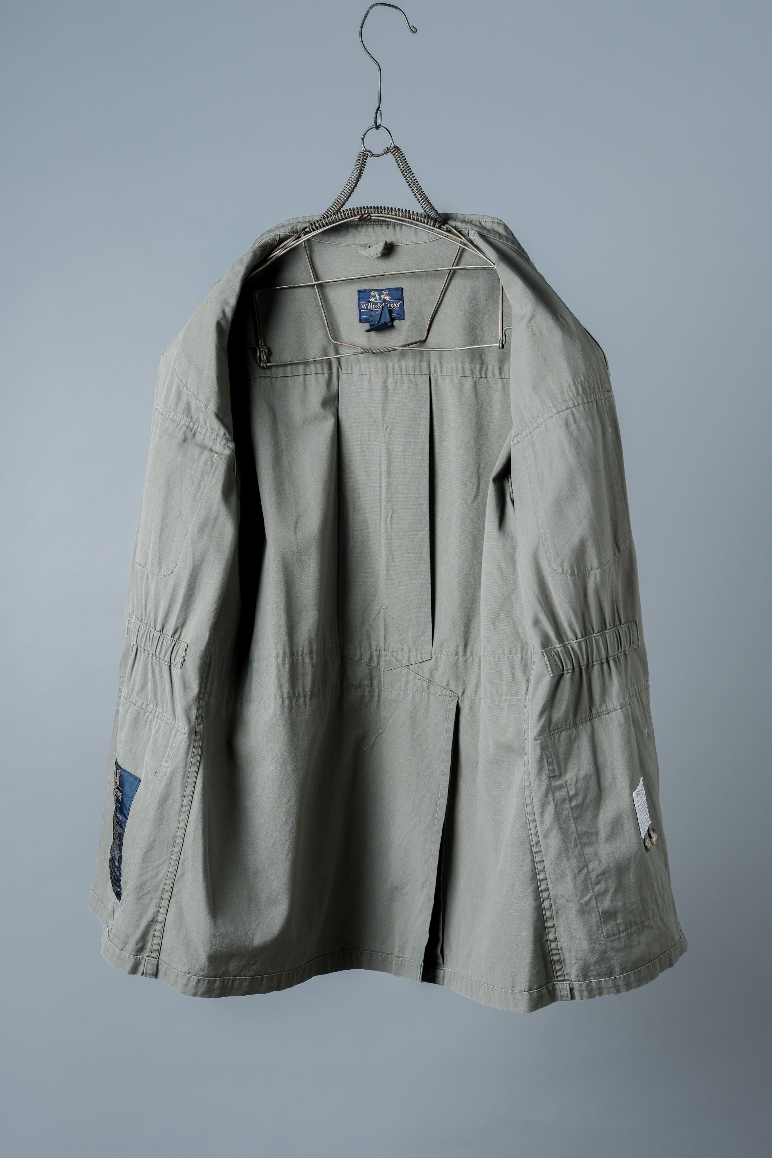 【~90's】Vintage Willis&Geiger Bush Poplin Hemingway Jacket Size.M "Made in U.S.A."
