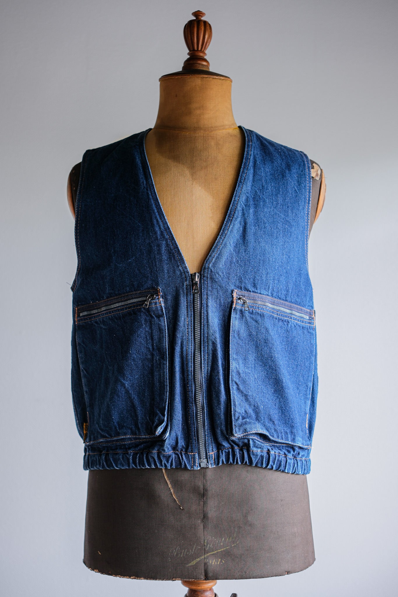 【~80's】Old EMPORIO ARMANI Denim Vest