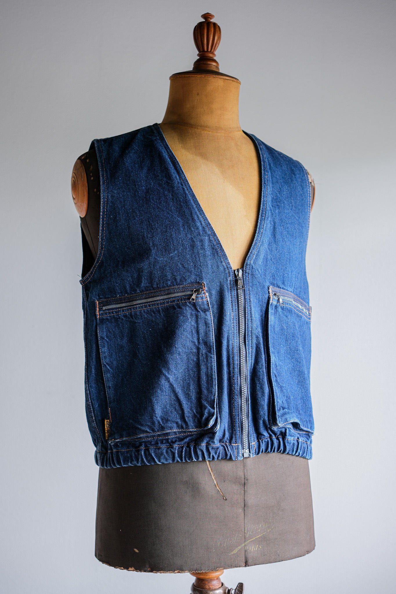 【~80's】Old EMPORIO ARMANI Denim Vest