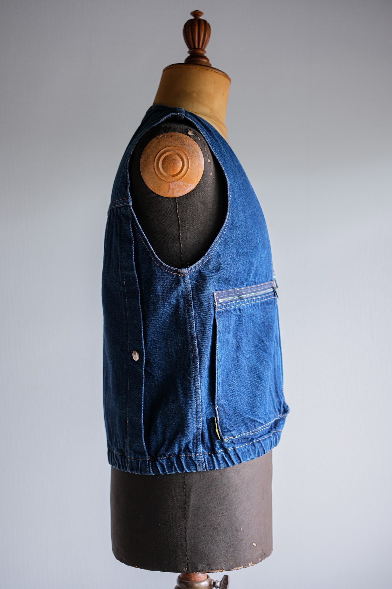 【~80's】Old EMPORIO ARMANI Denim Vest