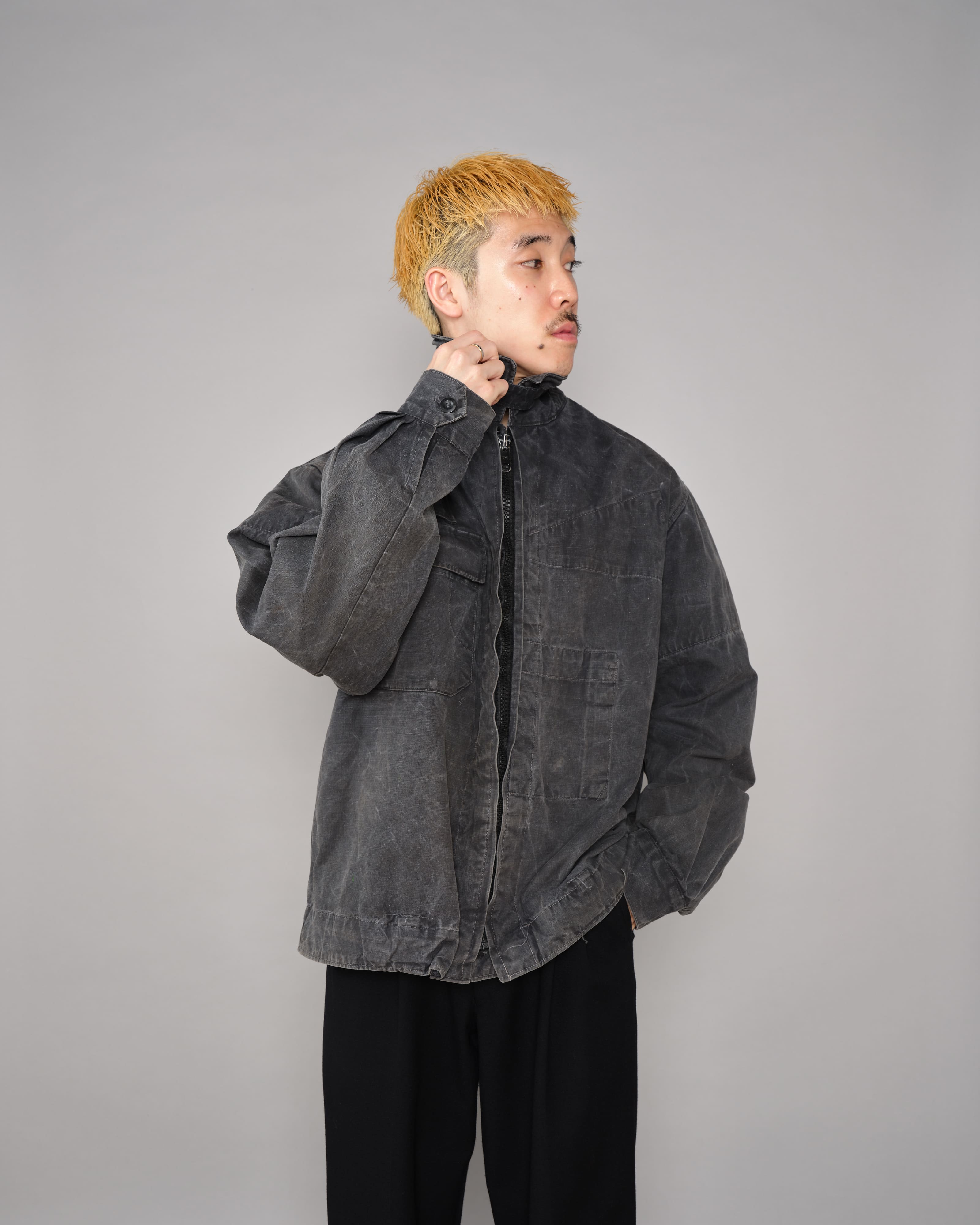 【~80’s】Czechoslovakian Army Tank Crew Jacket Size.3B