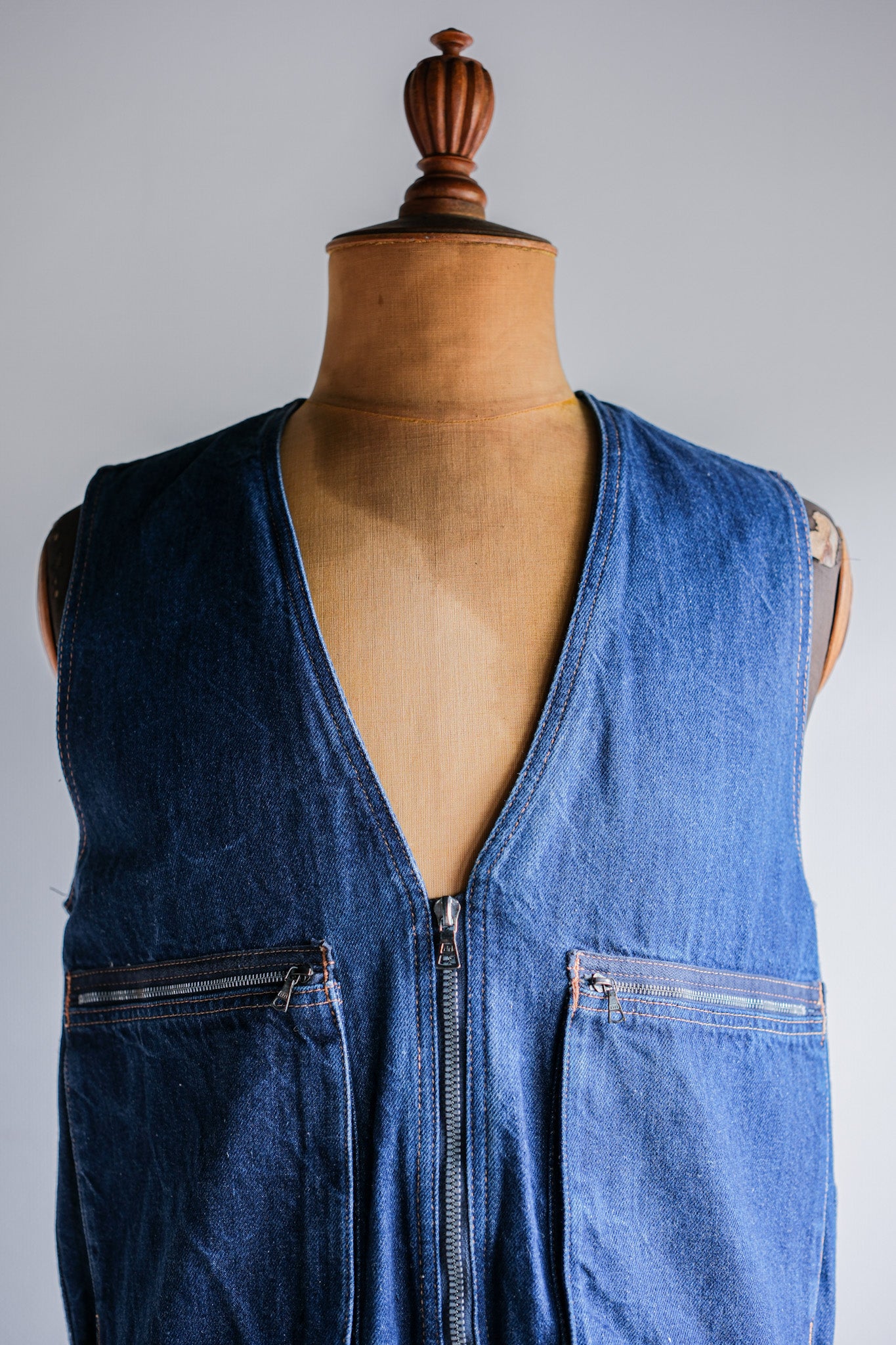 【~80's】Old EMPORIO ARMANI Denim Vest