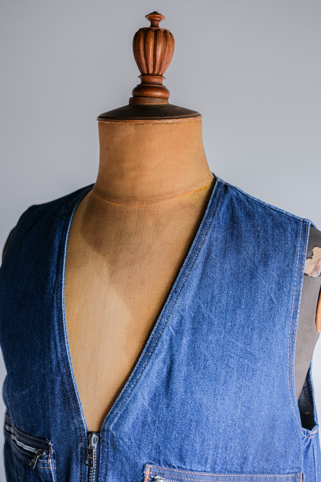 【~80's】Old EMPORIO ARMANI Denim Vest
