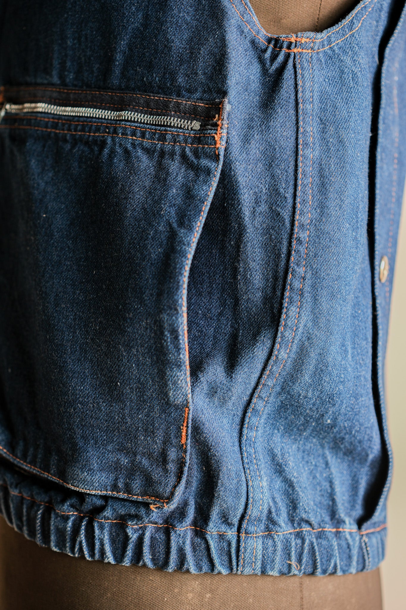 【~80's】Old EMPORIO ARMANI Denim Vest