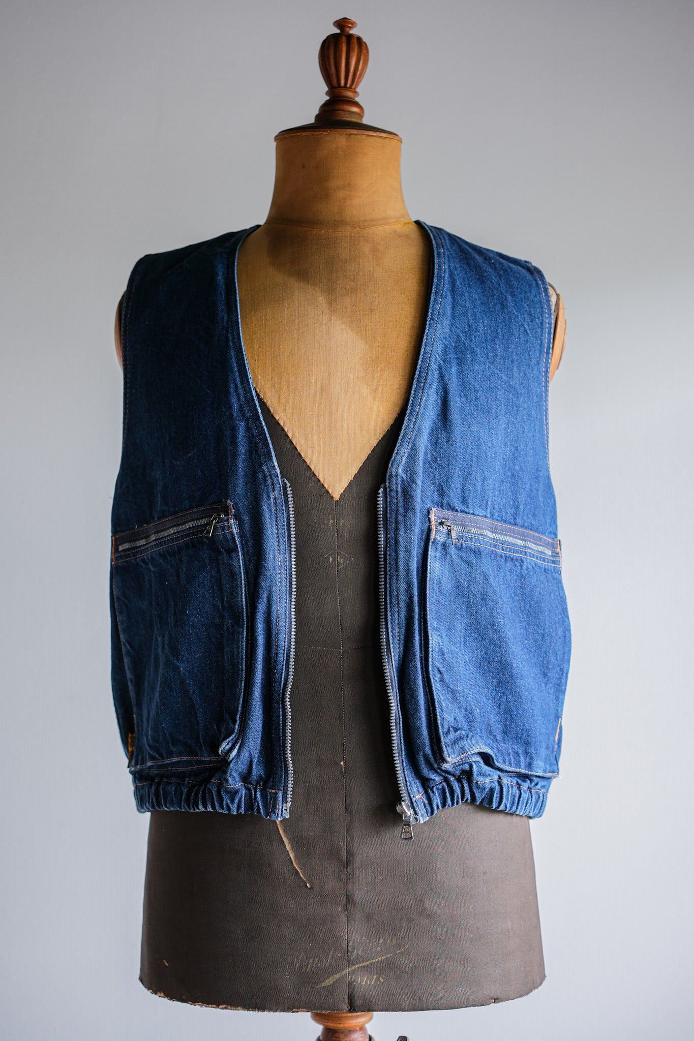 【~80's】Old EMPORIO ARMANI Denim Vest