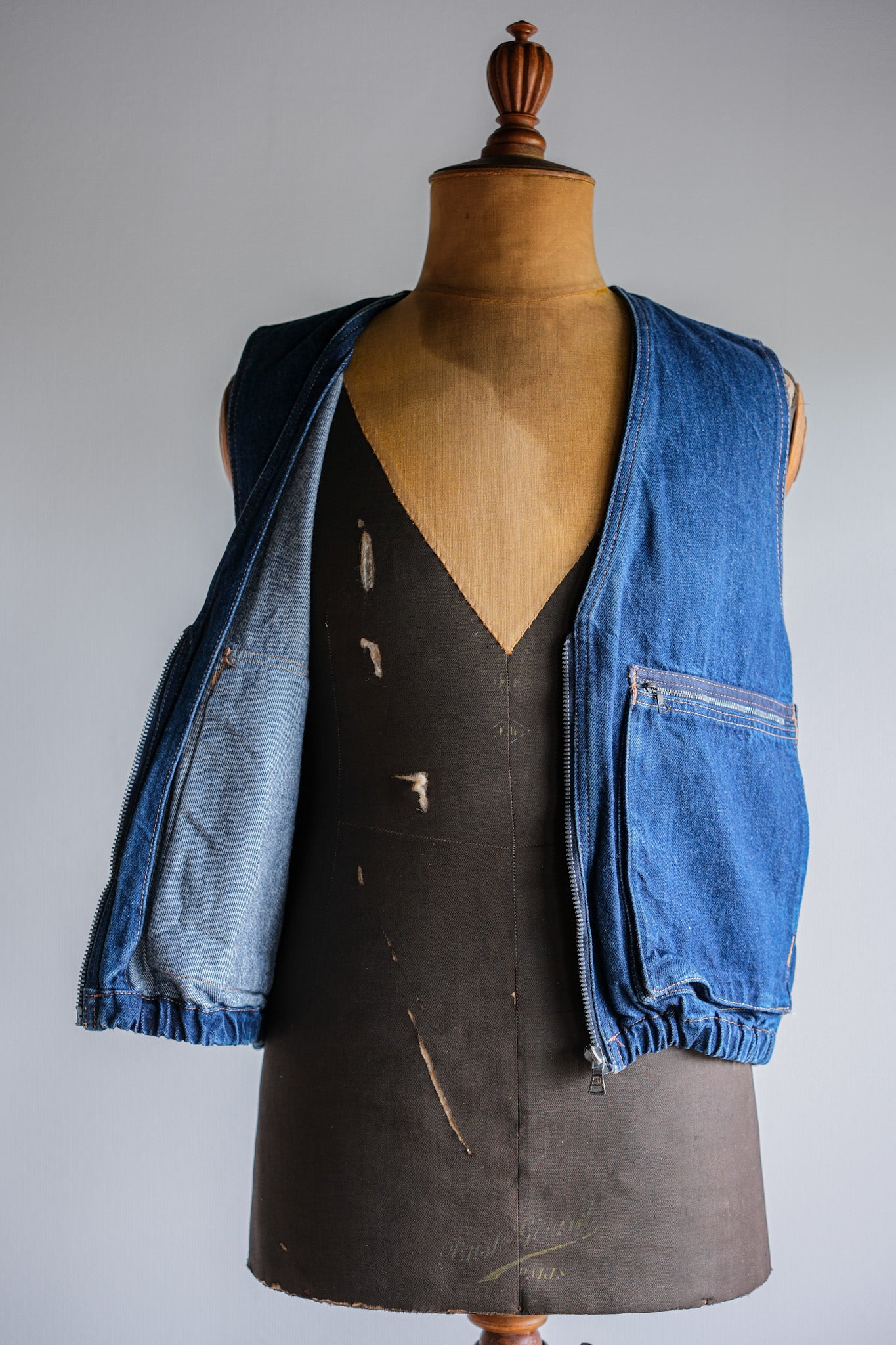 【~80's】Old EMPORIO ARMANI Denim Vest