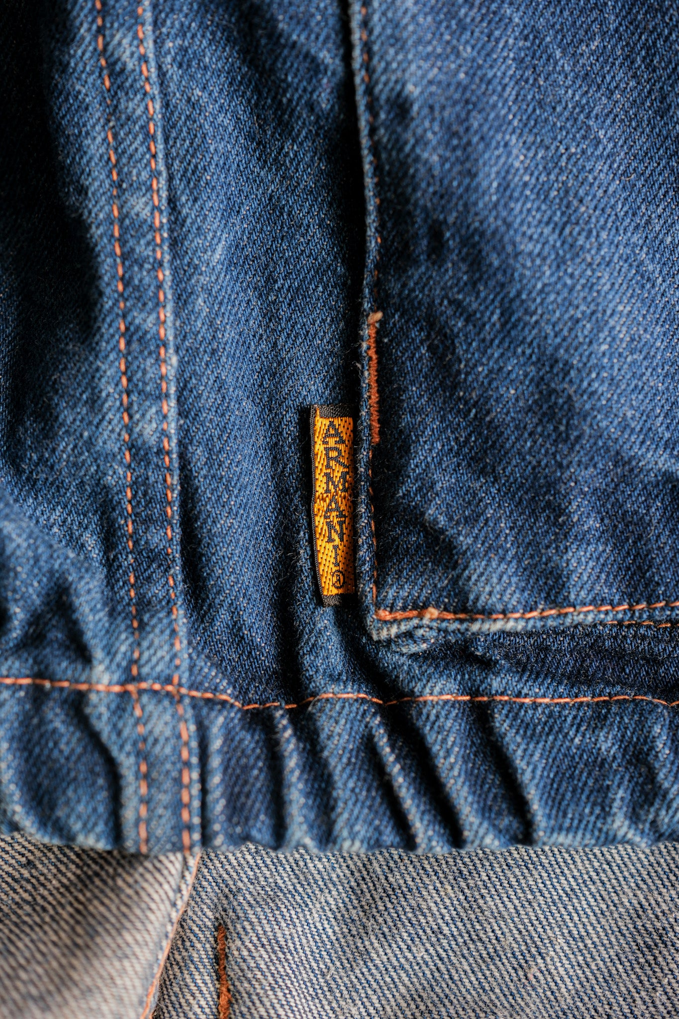 【~80's】Old EMPORIO ARMANI Denim Vest