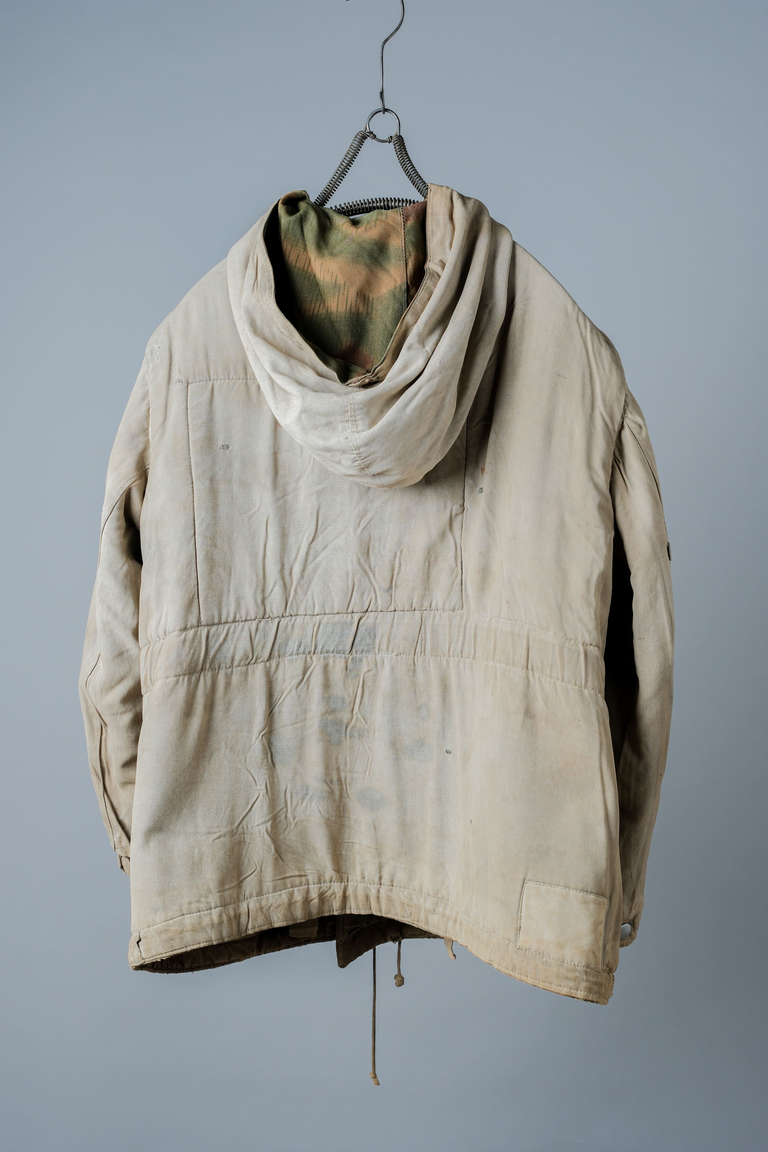 【~40's】WWⅡ German Army Sumpftarnmuster 44 Camouflage 43 Pattern Reversible Winter Parka "Wehrmacht"