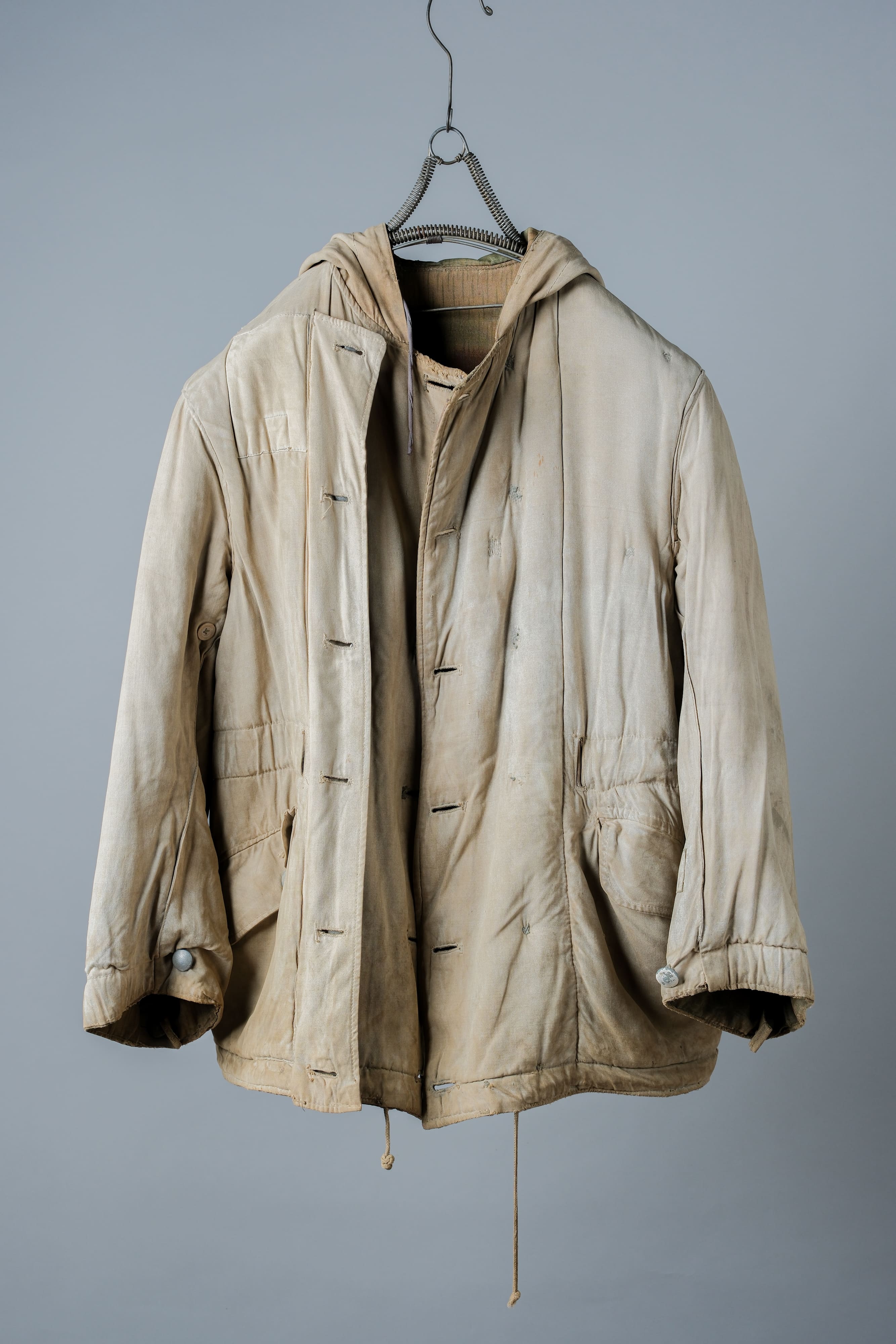 【~40's】WWⅡ German Army Sumpftarnmuster 44 Camouflage 43 Pattern Reversible Winter Parka "Wehrmacht"