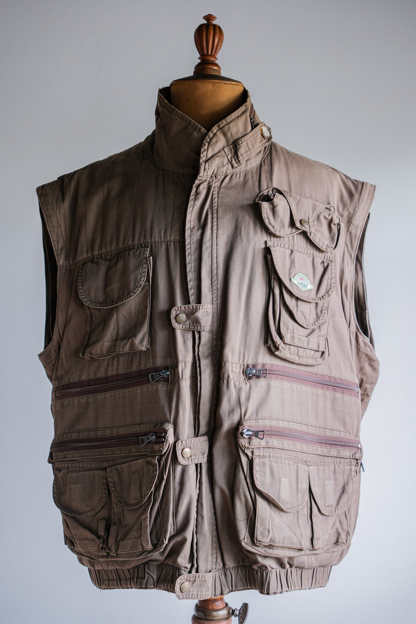 【~90's】Old Renoma Paris Detachable Sleeve Multi Pocket Jacket With Liner