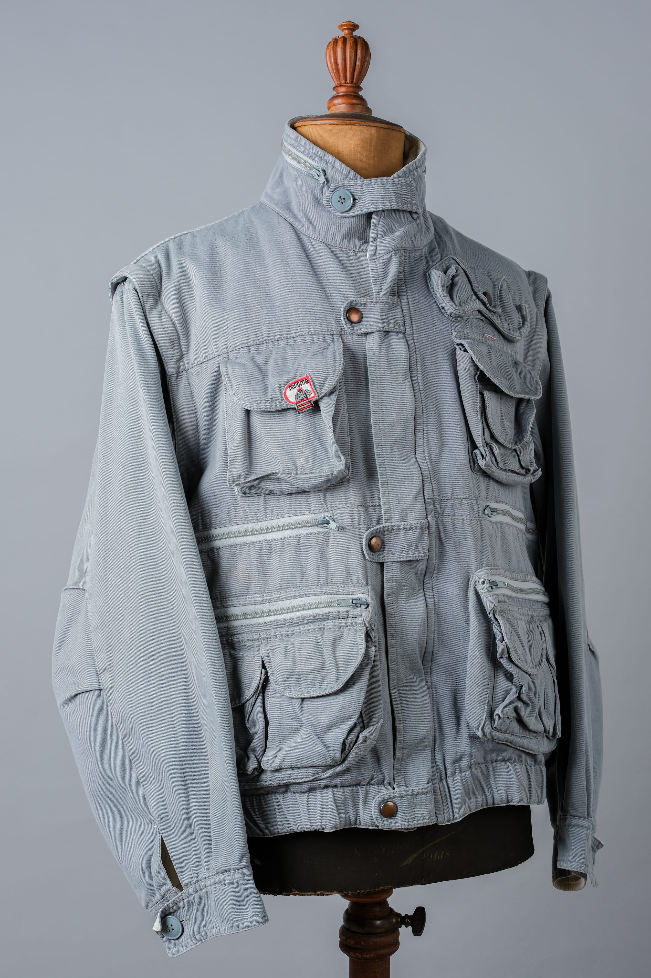 【~90's】Old Renoma Paris Detachable Sleeve Multi Pocket Jacket