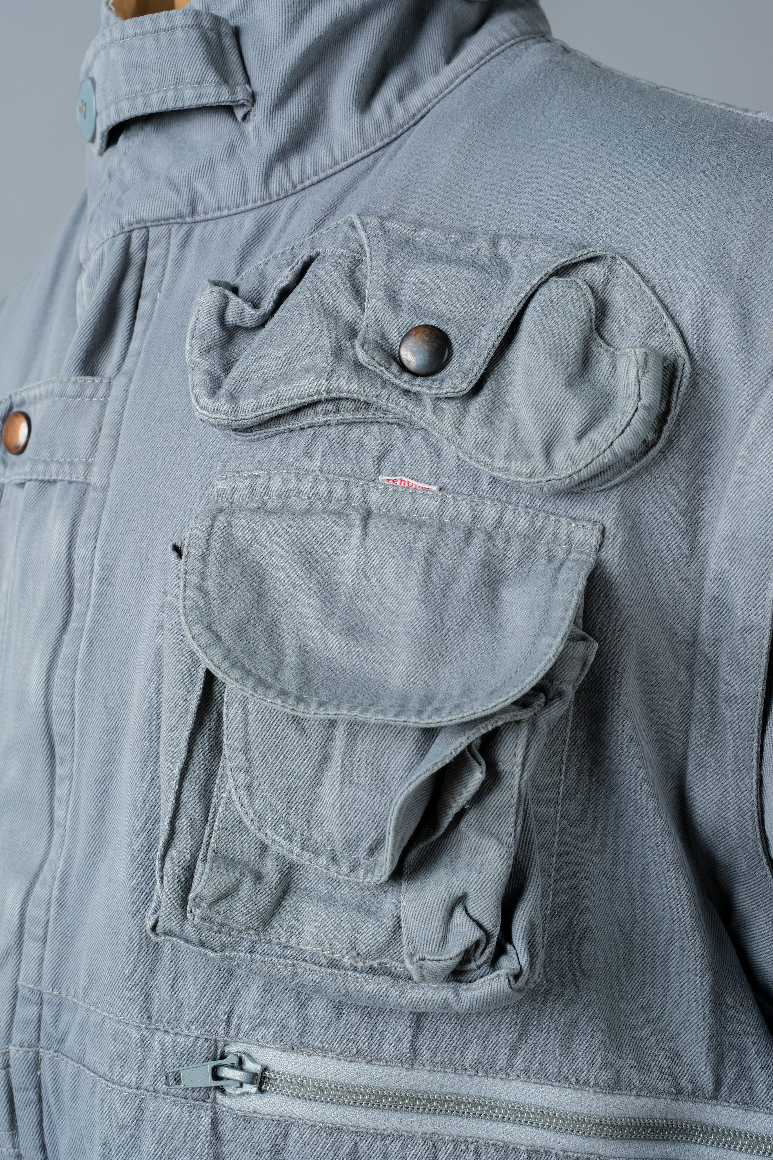 【~90's】Old Renoma Paris Detachable Sleeve Multi Pocket Jacket