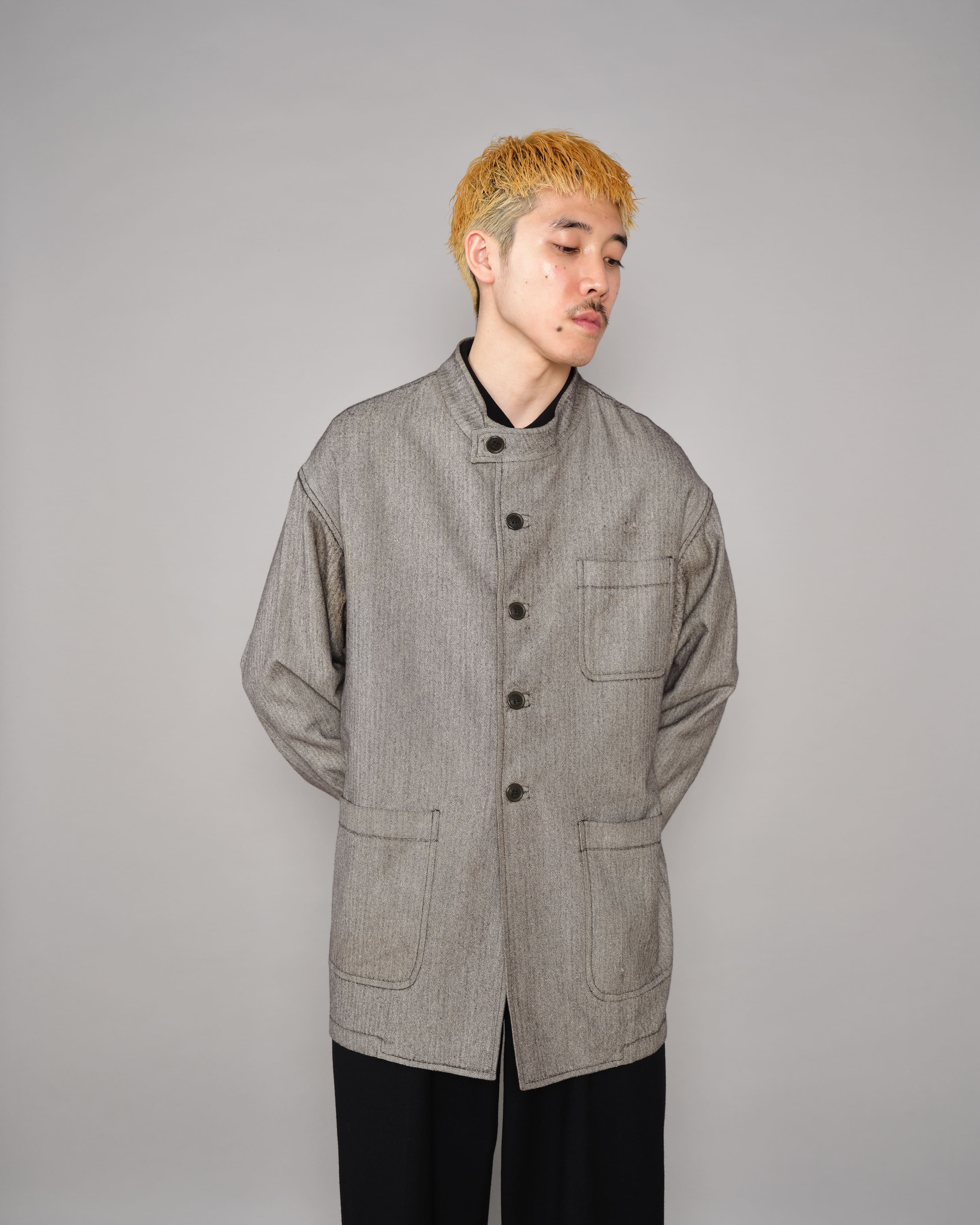 【~00's】Old ARNYS PARIS Forestiere Jacket Size.48 "Silk & Wool"