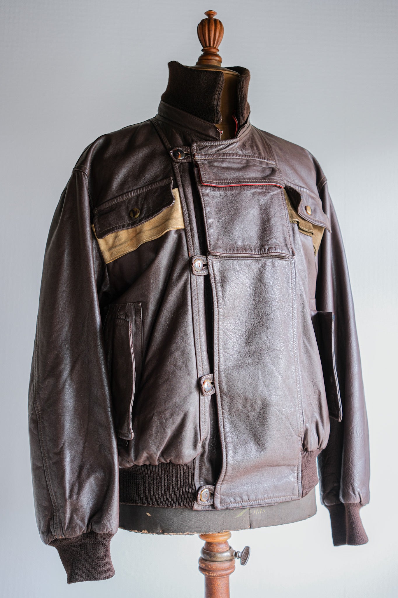 【82AW】Old C.P.Company Dutch Police Jacket Size.48 "All Leather Type"