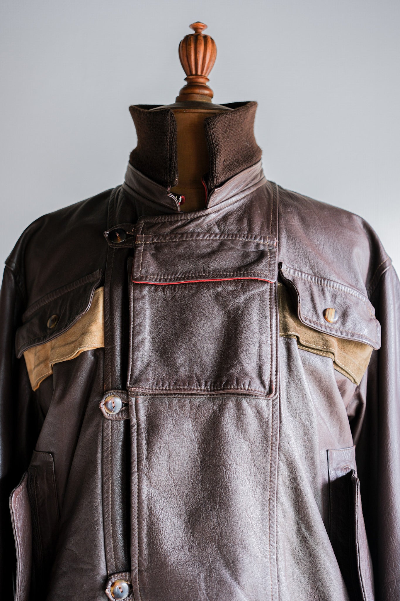 【82AW】Old C.P.Company Dutch Police Jacket Size.48 "All Leather Type"