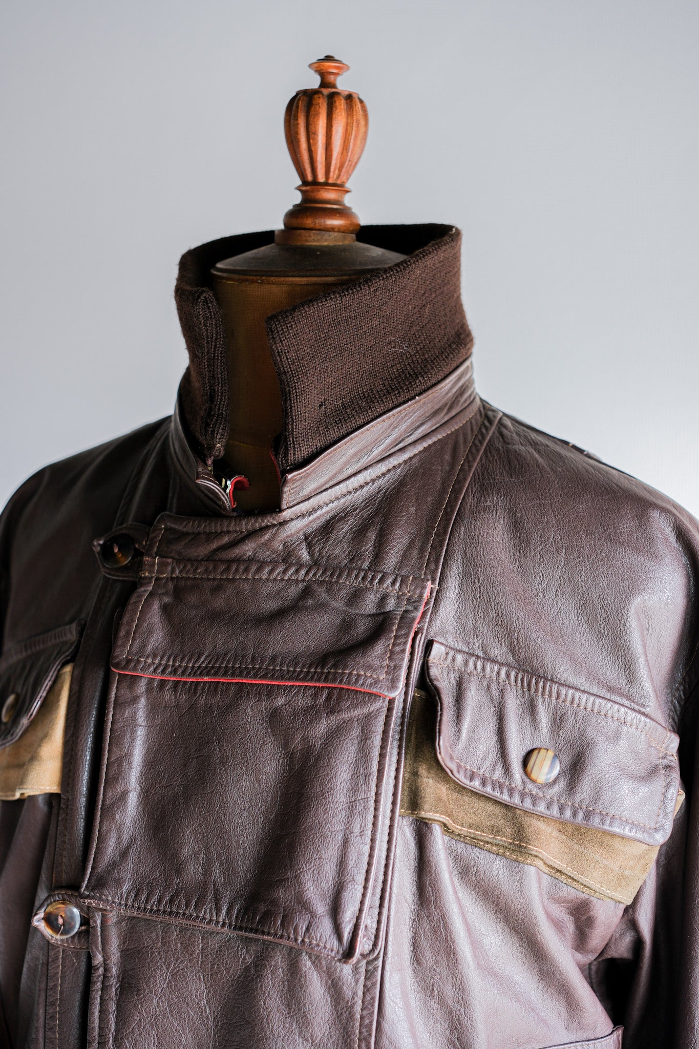 【82AW】Old C.P.Company Dutch Police Jacket Size.48 "All Leather Type"