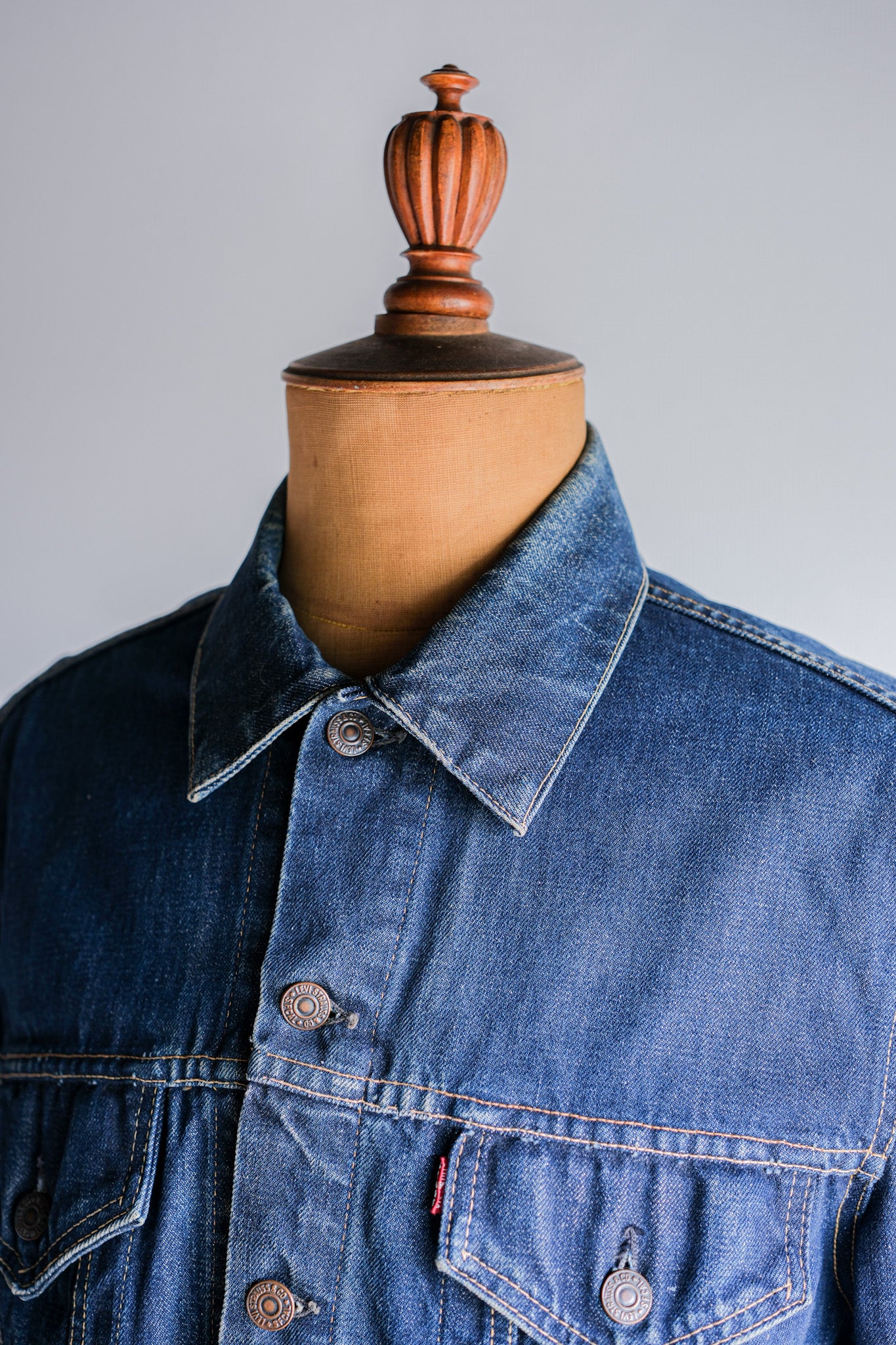 【~60's】Vintage Levi's 557 Denim Jacket "Big E"