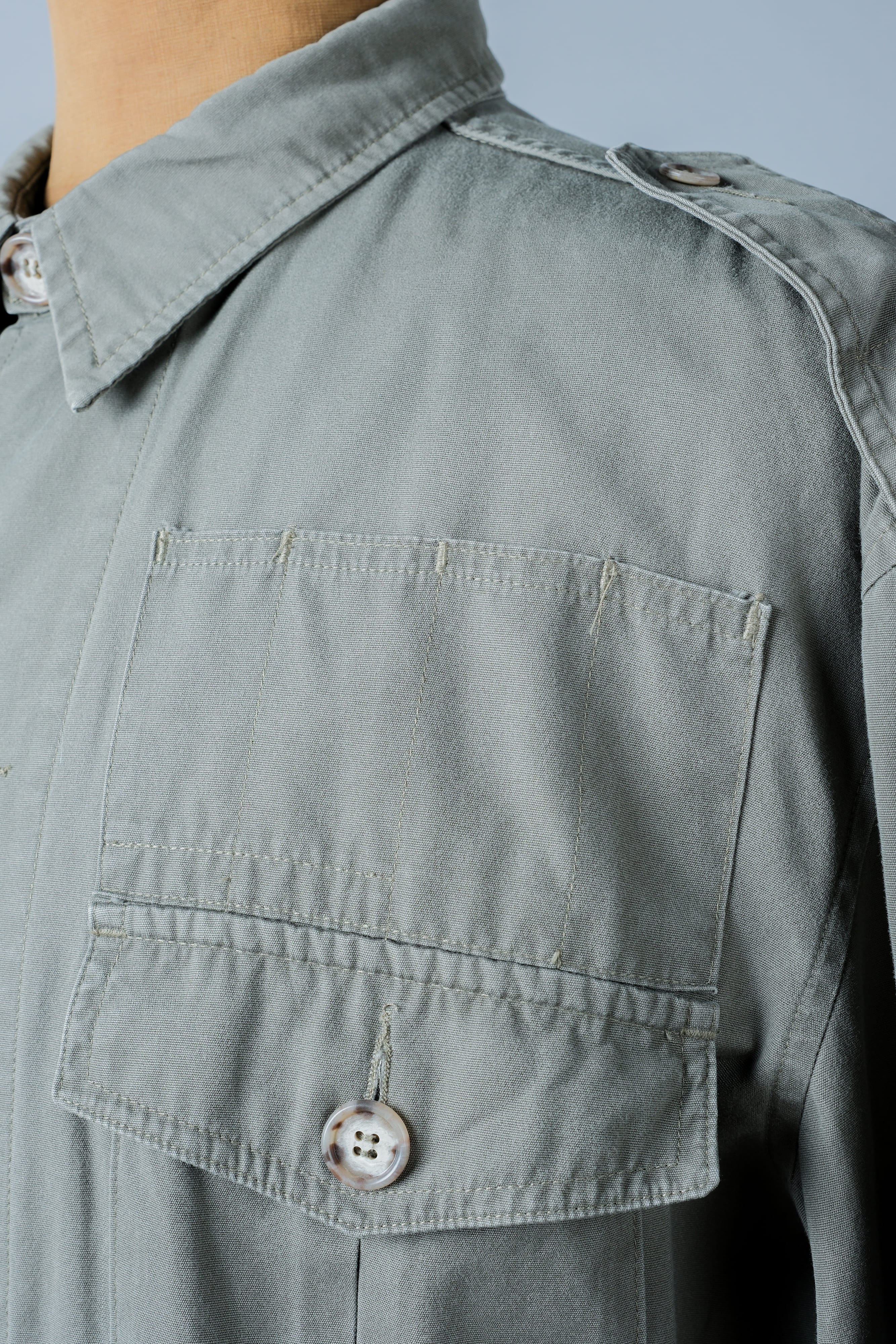 【~90's】Vintage Willis&Geiger Bush Poplin Hemingway Jacket Size.M "Made in U.S.A."