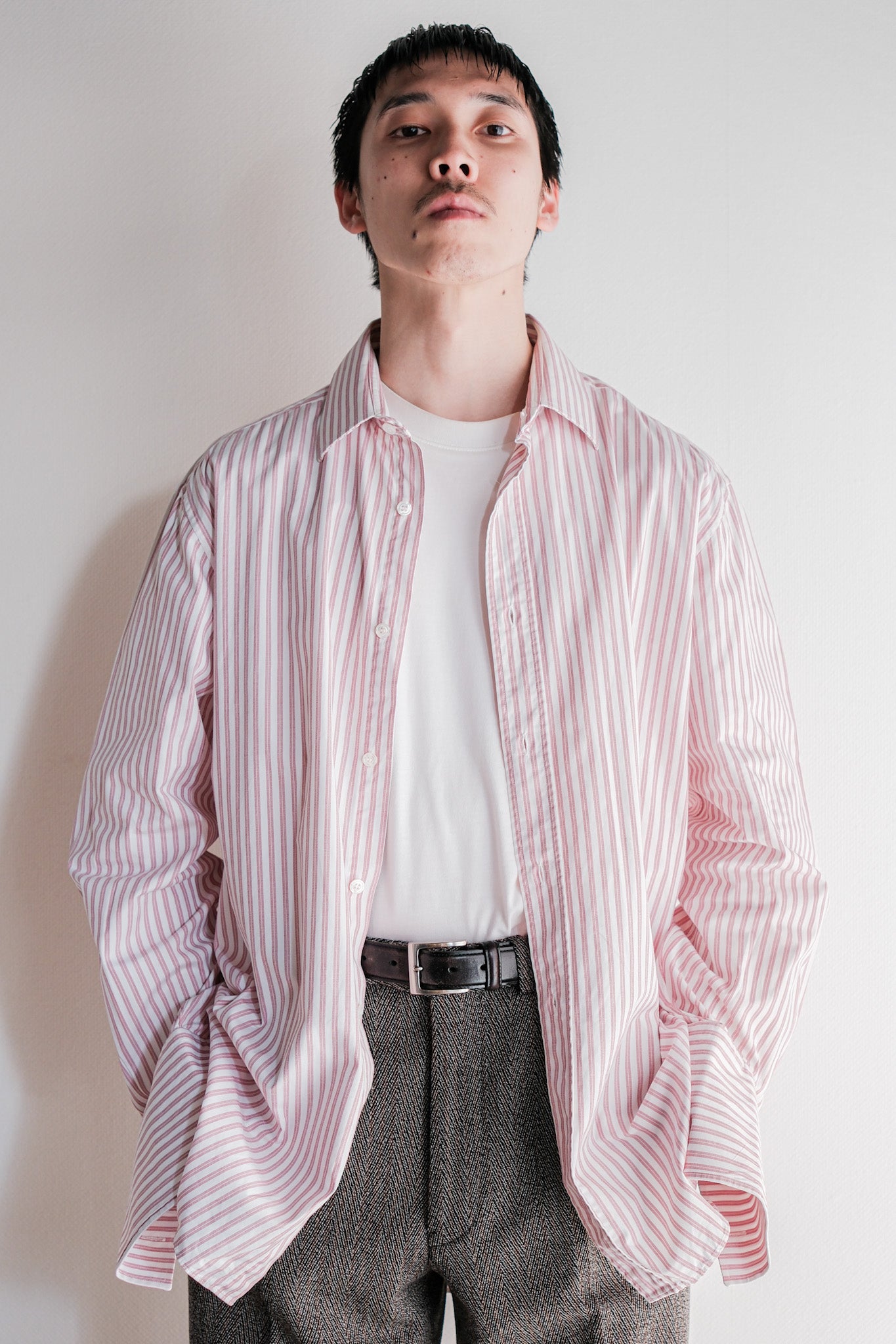 【~00's】Old ARNYS PARIS Cotton Striped Dress Shirt Size.41