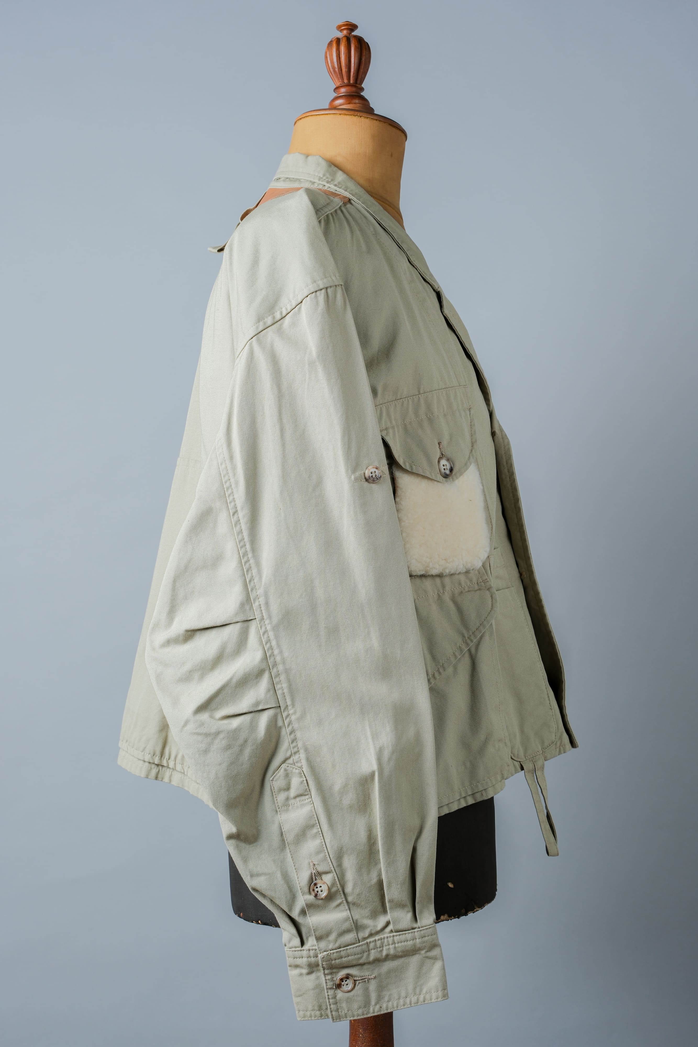 【~90's】Vintage Willis&Geiger Bush Poplin Eisenhower Fishing Jacket Size.M "Made in U.S.A." "Dead Stock"