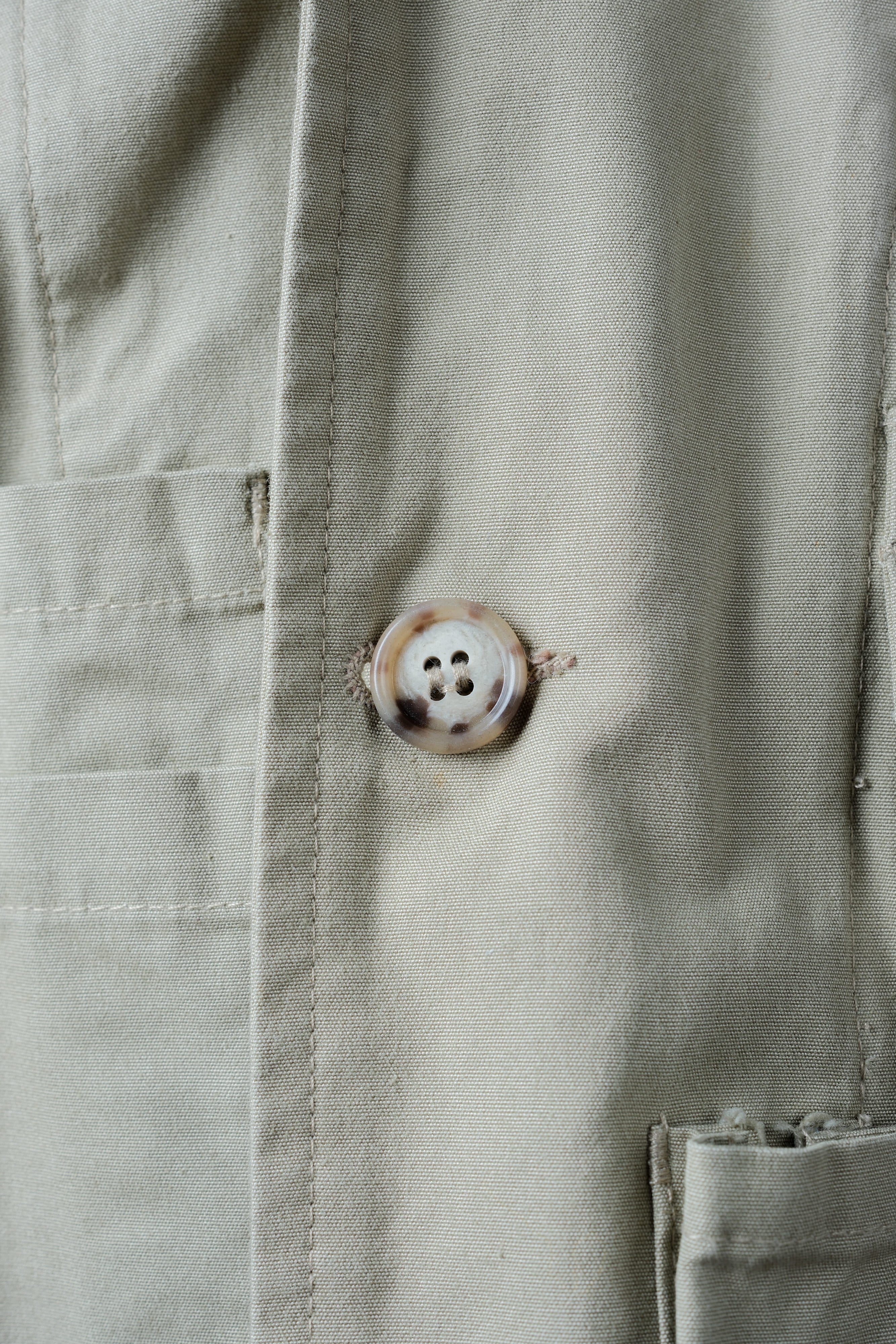 【~90's】Vintage Willis&Geiger Bush Poplin Eisenhower Fishing Jacket Size.M "Made in U.S.A." "Dead Stock"